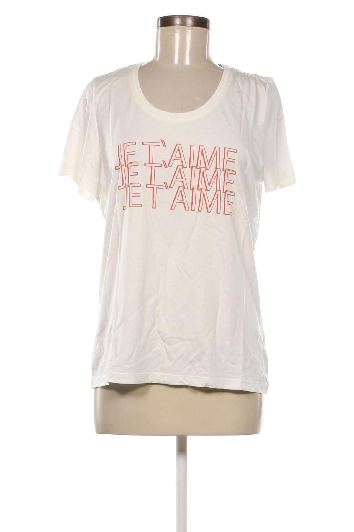 Γυναικείο t-shirt Re.draft, Μέγεθος L, Χρώμα Λευκό, Τιμή 17,01 €