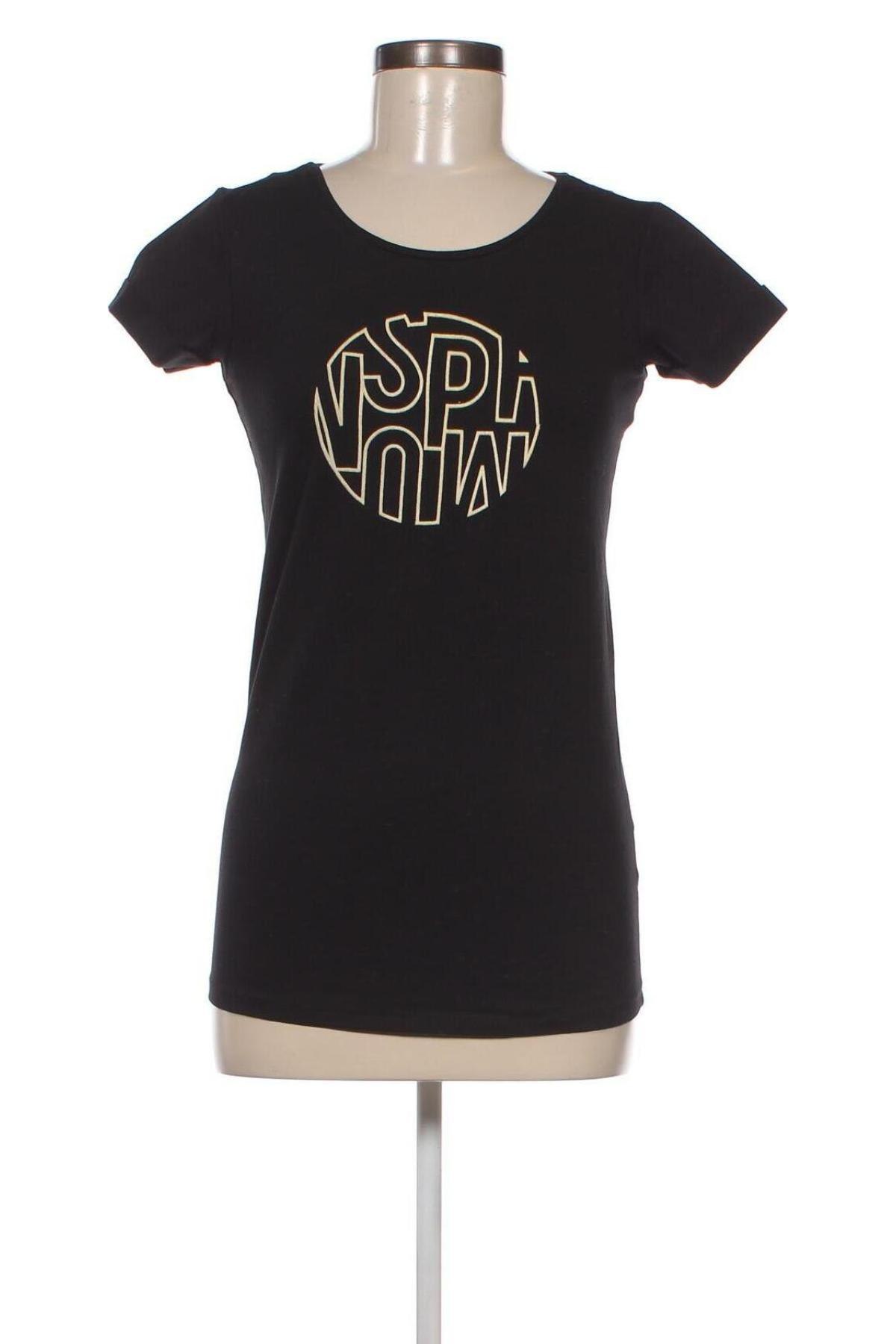 Γυναικείο t-shirt Supermom, Μέγεθος XS, Χρώμα Μαύρο, Τιμή 10,82 €