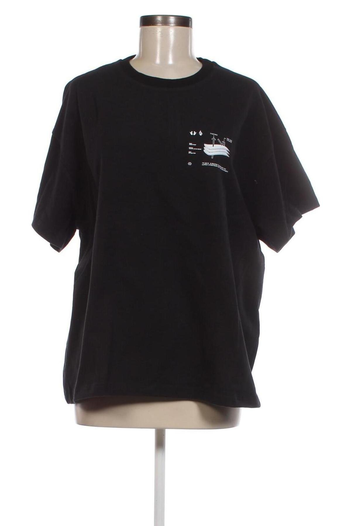 Γυναικείο t-shirt The Tracksuit Club, Μέγεθος M, Χρώμα Μαύρο, Τιμή 29,90 €