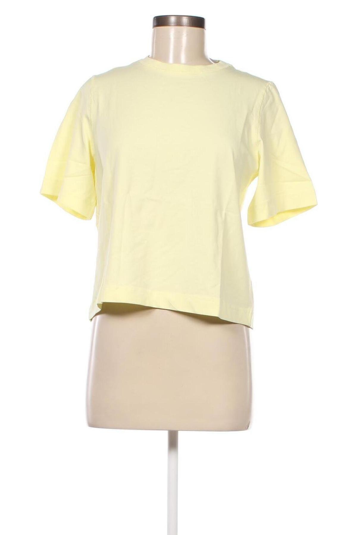 Γυναικείο t-shirt Weekday, Μέγεθος XS, Χρώμα Κίτρινο, Τιμή 10,82 €
