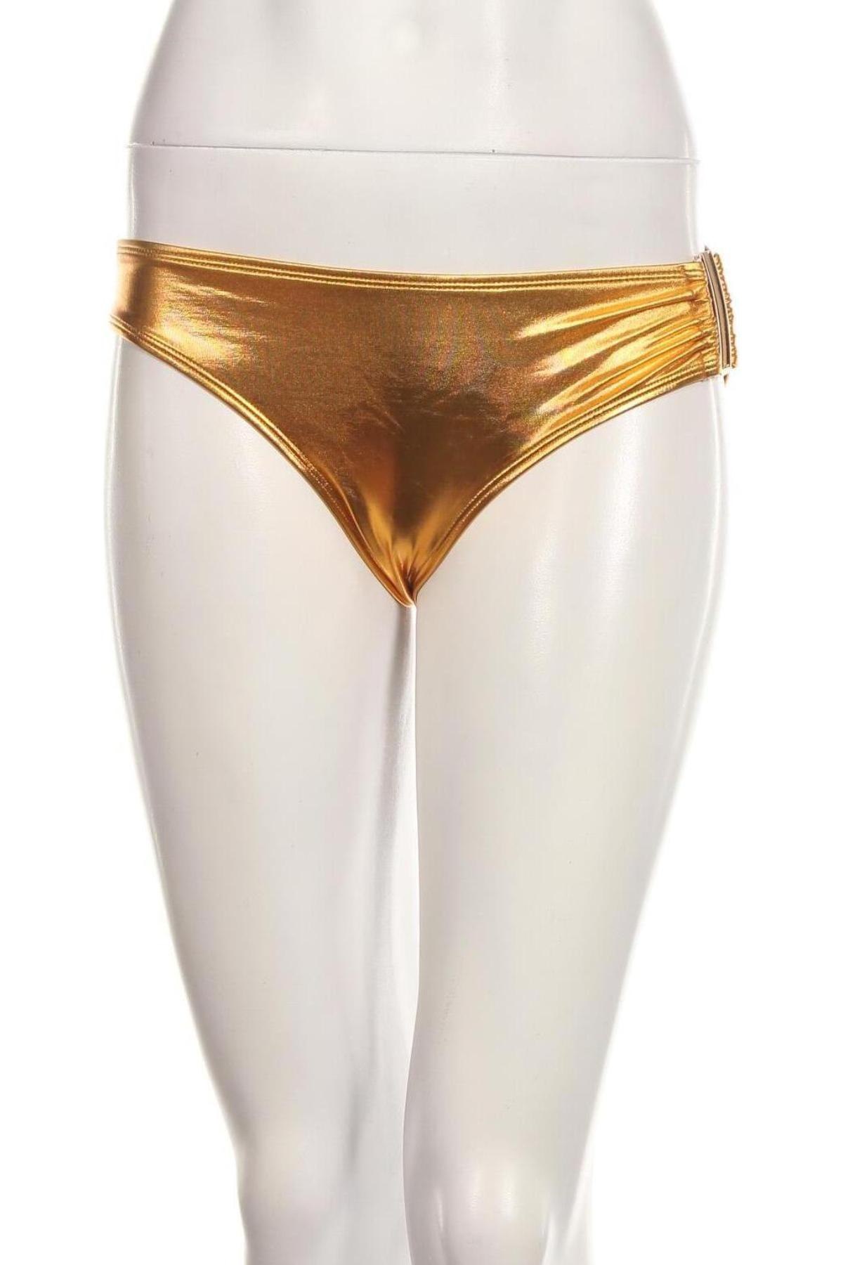 Γυναικείο μαγιό Karen Millen, Μέγεθος XS, Χρώμα Χρυσαφί, Τιμή 15,87 €