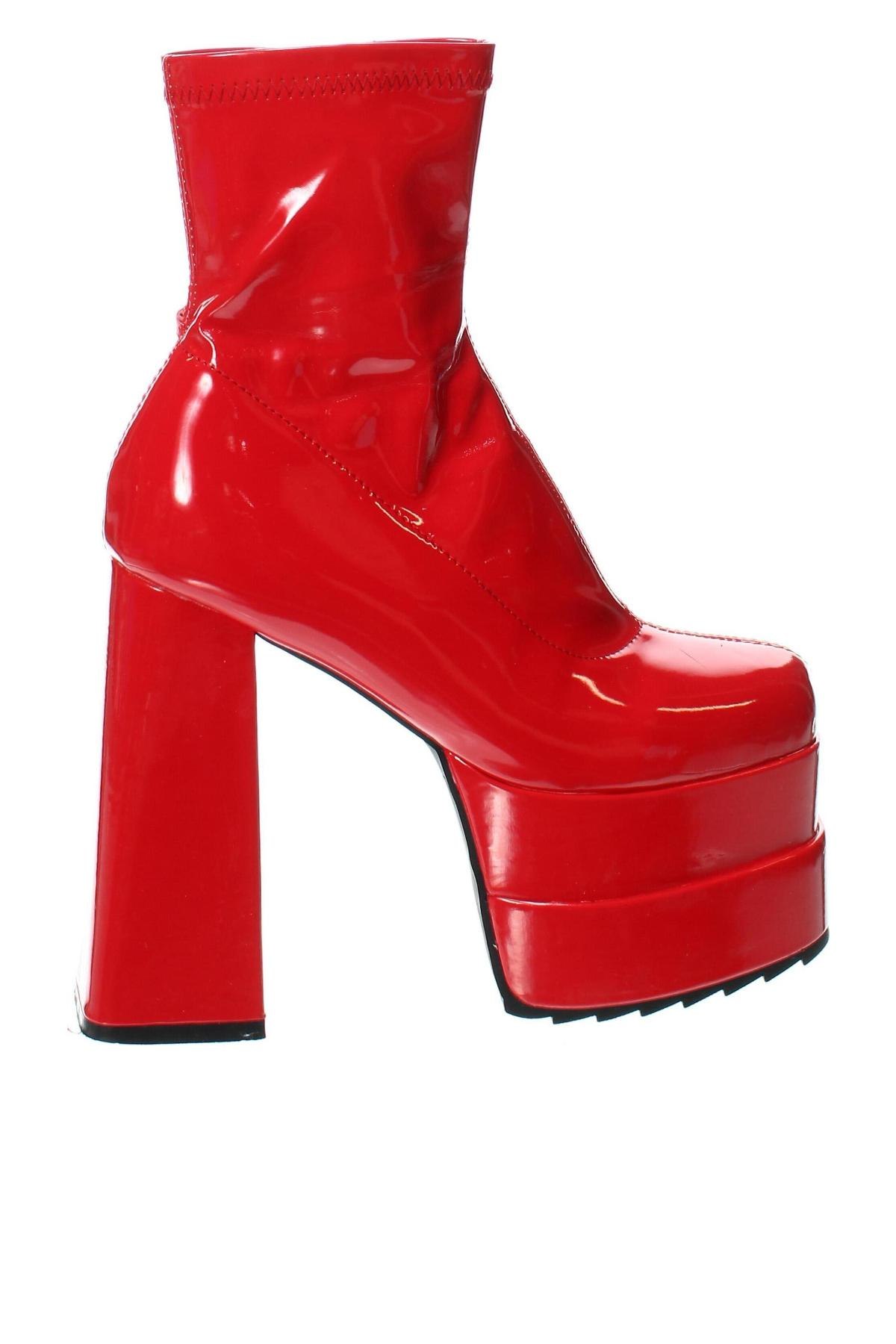 Damen Stiefeletten La Moda, Größe 36, Farbe Rot, Preis 26,72 €