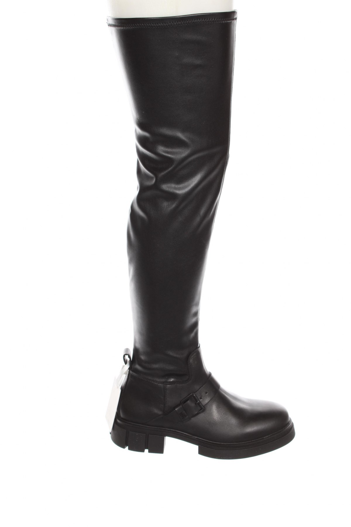 Γυναικείες μπότες Tommy Hilfiger, Μέγεθος 40, Χρώμα Μαύρο, Τιμή 204,12 €