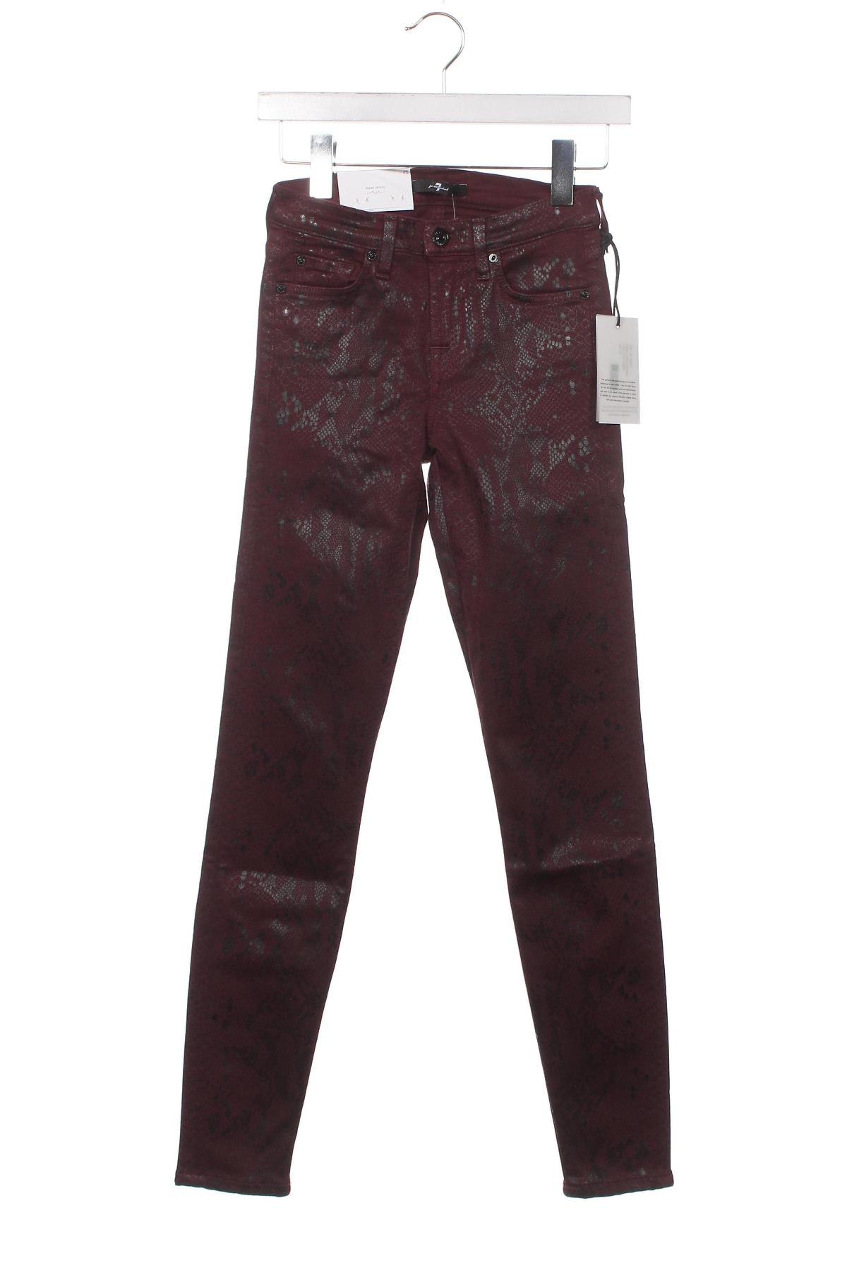 Damen Jeans 7 For All Mankind, Größe XS, Farbe Rot, Preis € 18,09