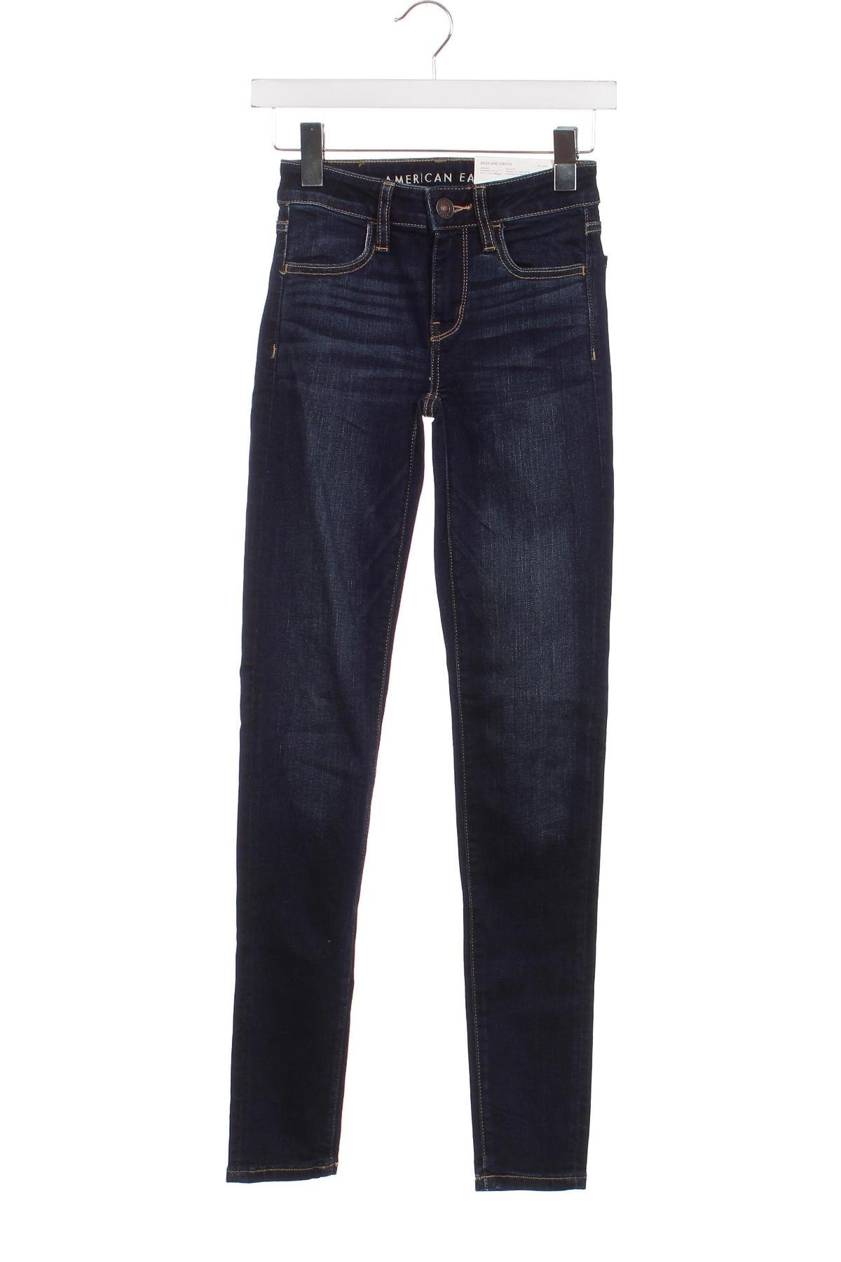 Dámské džíny  American Eagle, Velikost XS, Barva Modrá, Cena  126,00 Kč