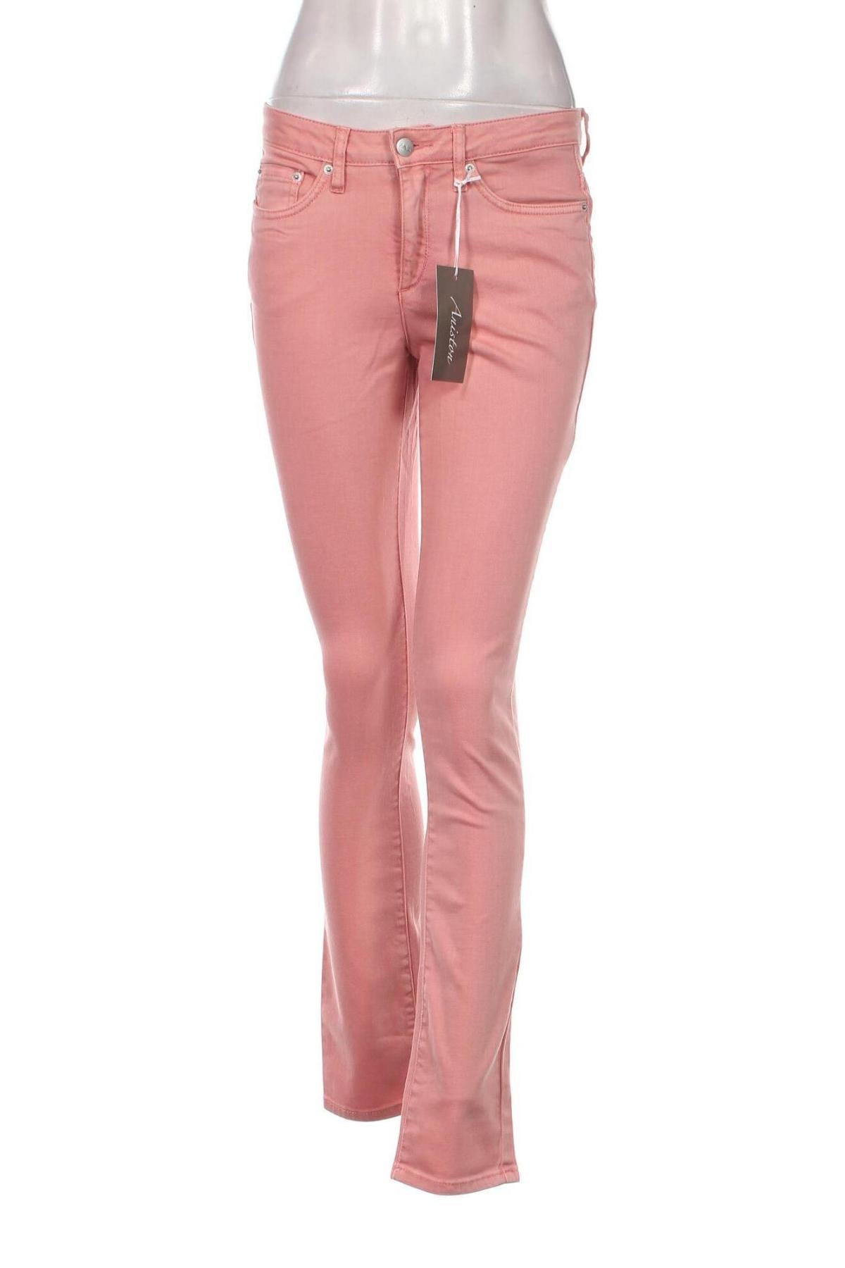 Дамски дънки Aniston, Размер S, Цвят Розов, Цена 6,90 лв.