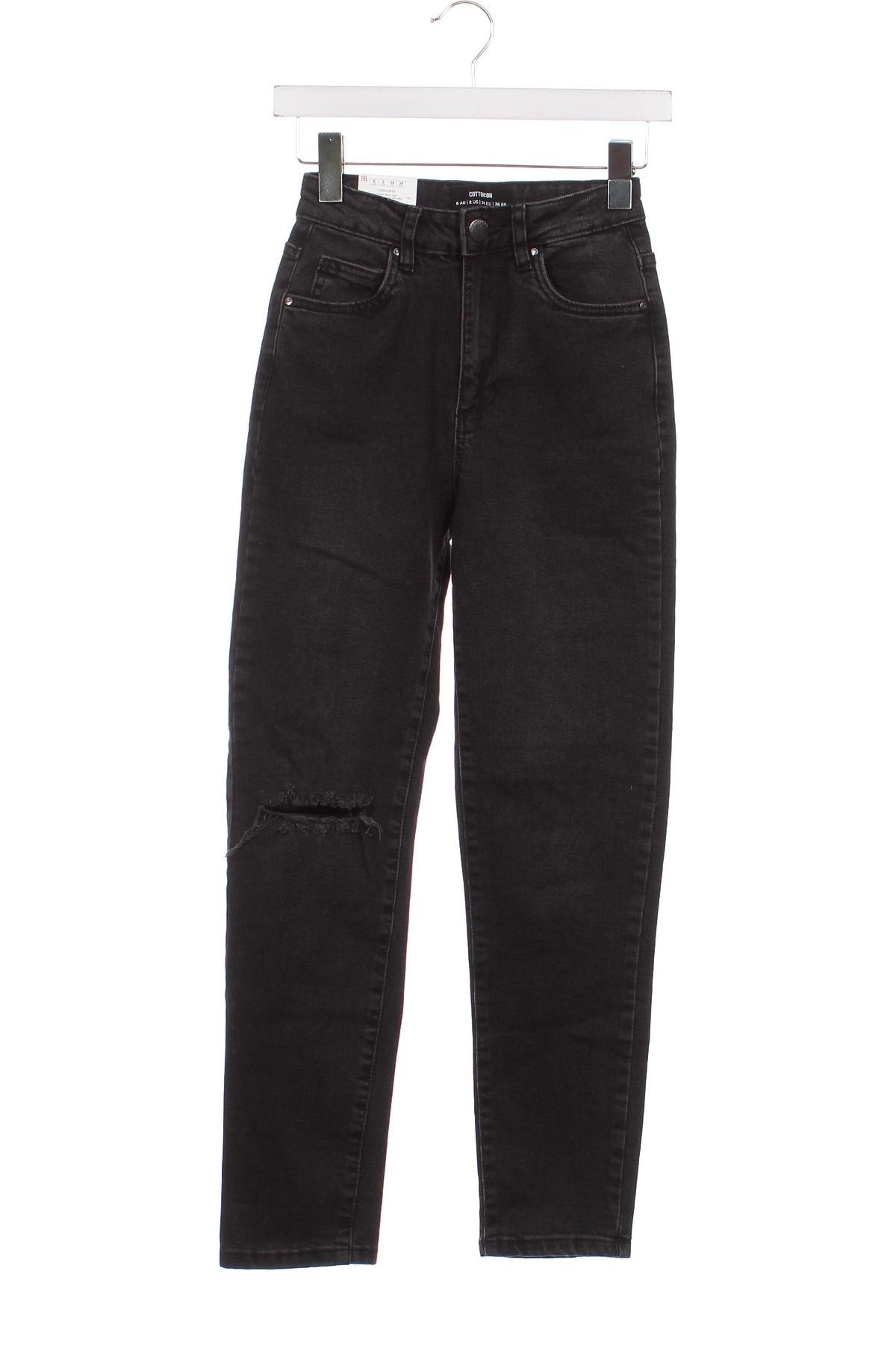Damen Jeans Cotton On, Größe XXS, Farbe Schwarz, Preis 23,71 €