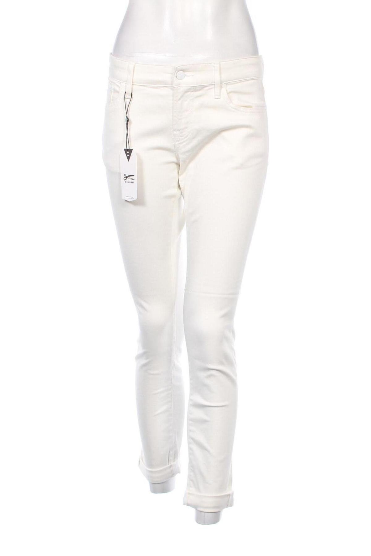 Damskie jeansy Denham, Rozmiar S, Kolor Biały, Cena 115,87 zł