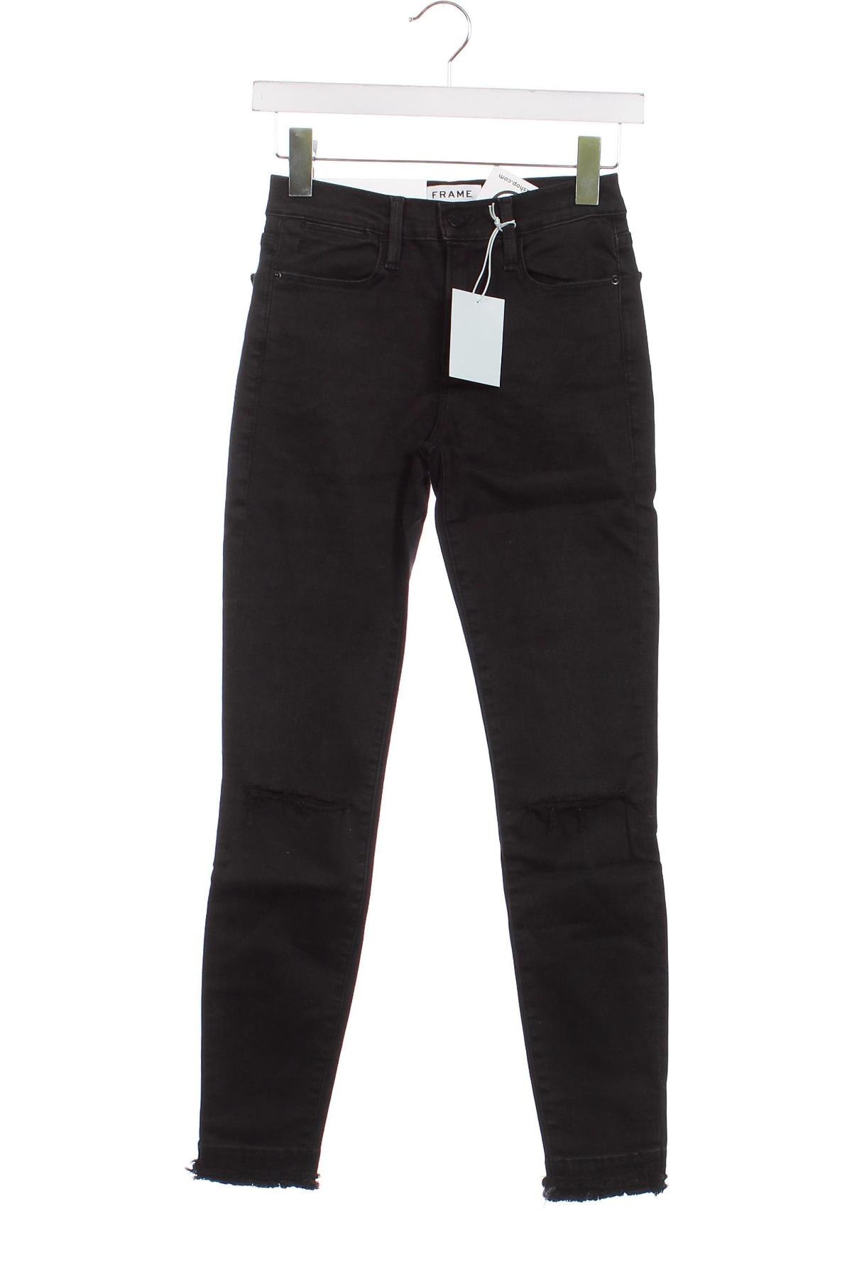 Dámske džínsy  Frame, Veľkosť XS, Farba Čierna, Cena  65,13 €