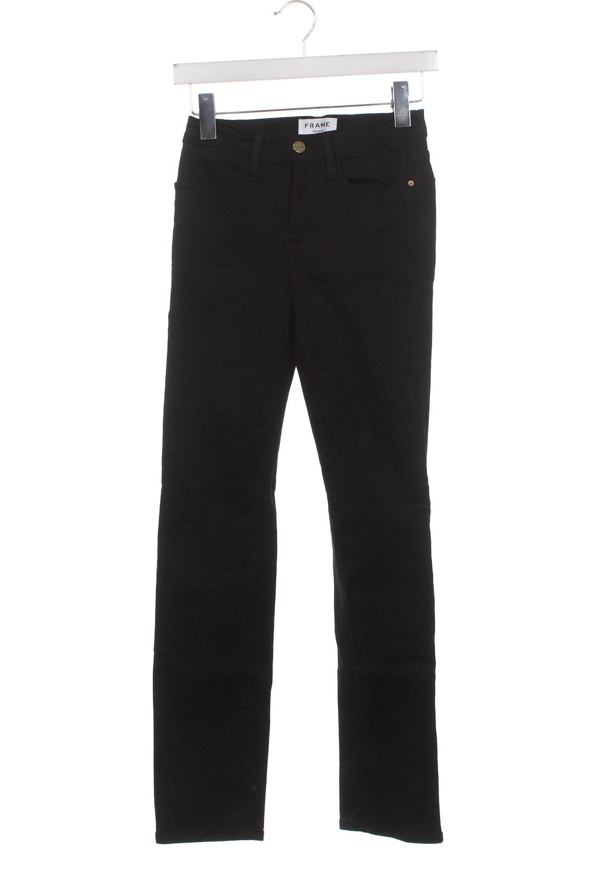 Dámske džínsy  Frame, Veľkosť XS, Farba Čierna, Cena  25,37 €