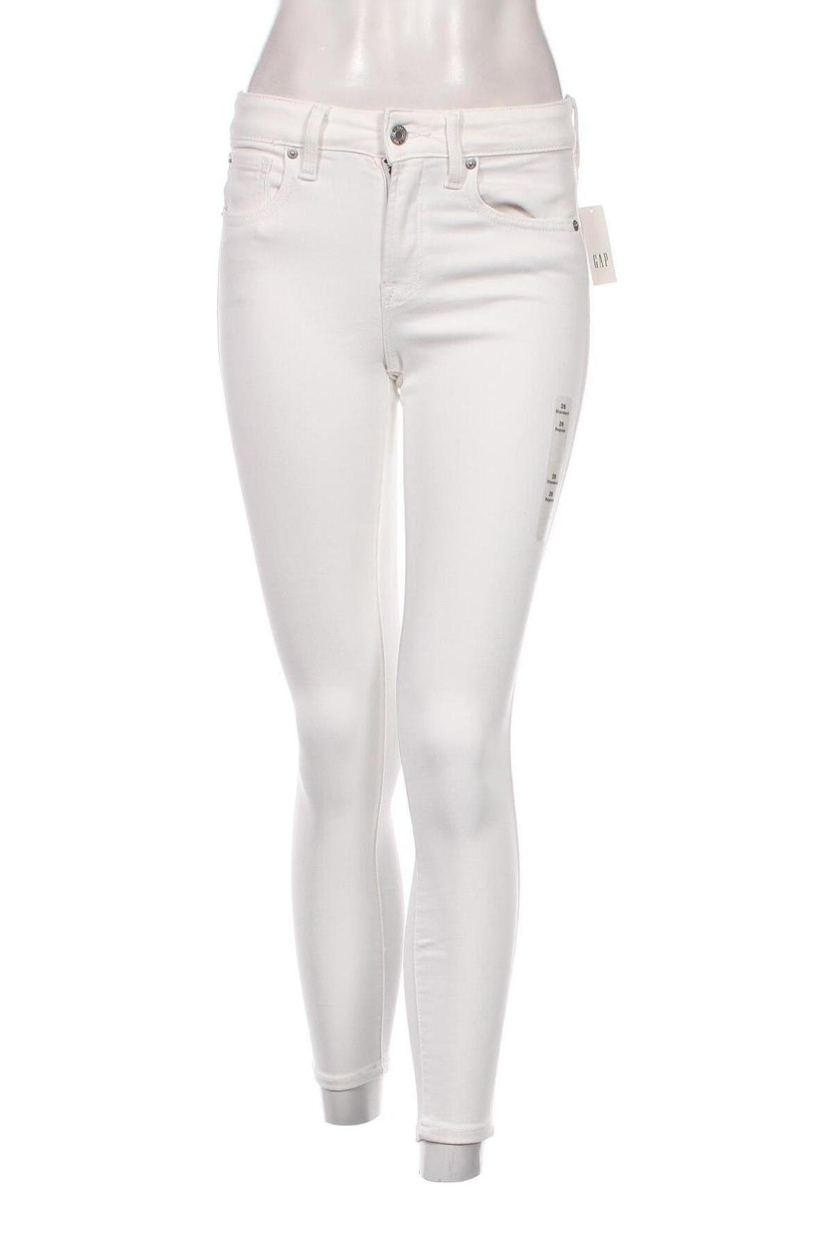 Γυναικείο Τζίν Gap, Μέγεθος S, Χρώμα Λευκό, Τιμή 13,71 €