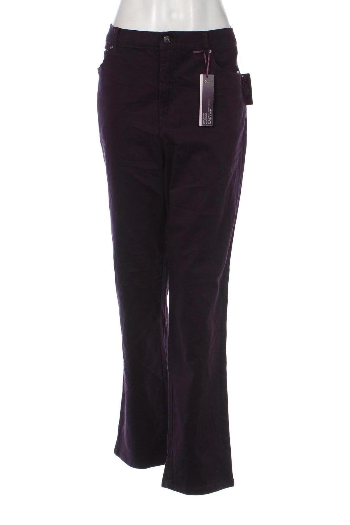 Γυναικείο Τζίν Gloria Vanderbilt, Μέγεθος XL, Χρώμα Βιολετί, Τιμή 28,45 €