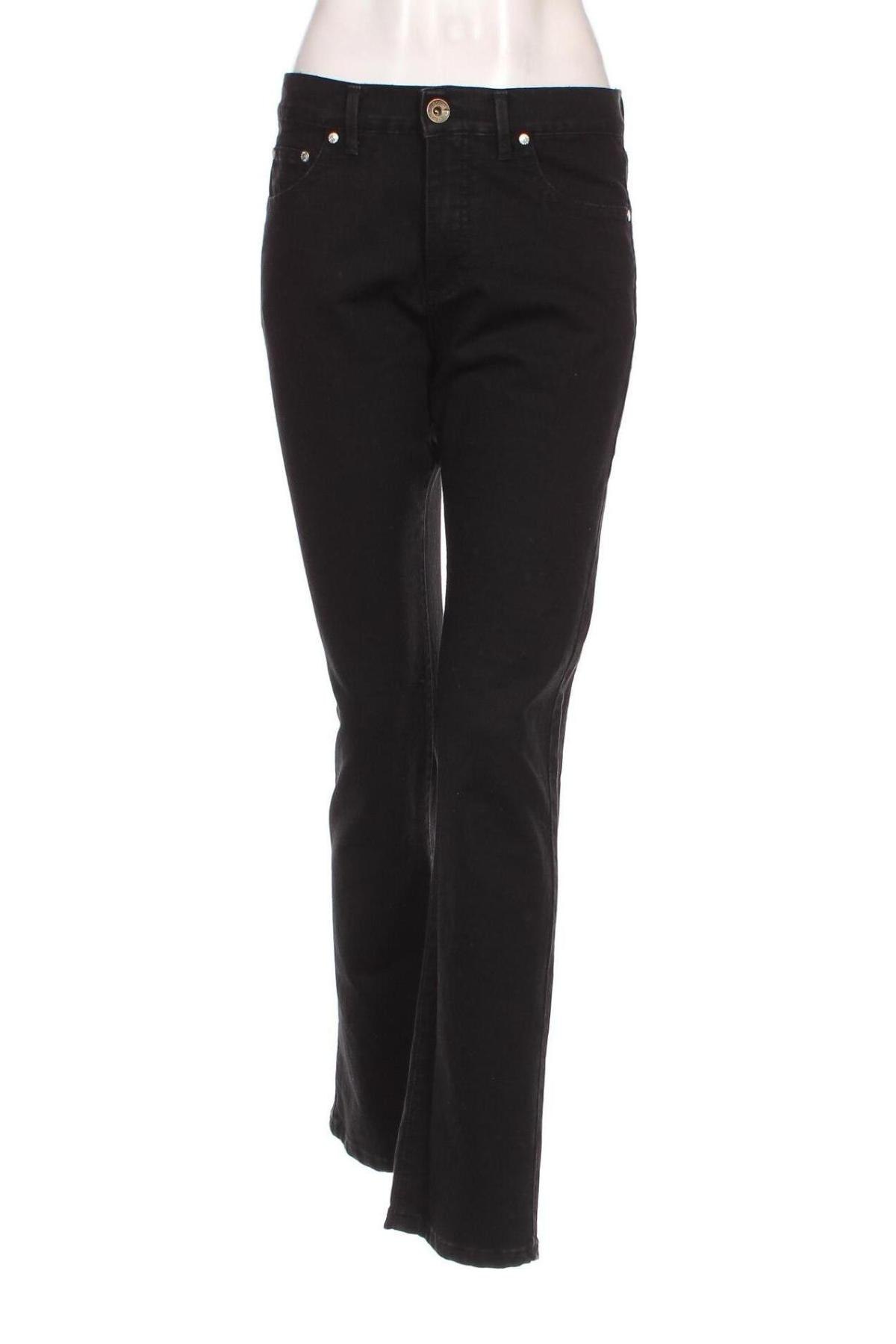 Γυναικείο Τζίν Jeans By Bessie, Μέγεθος M, Χρώμα Μαύρο, Τιμή 8,19 €