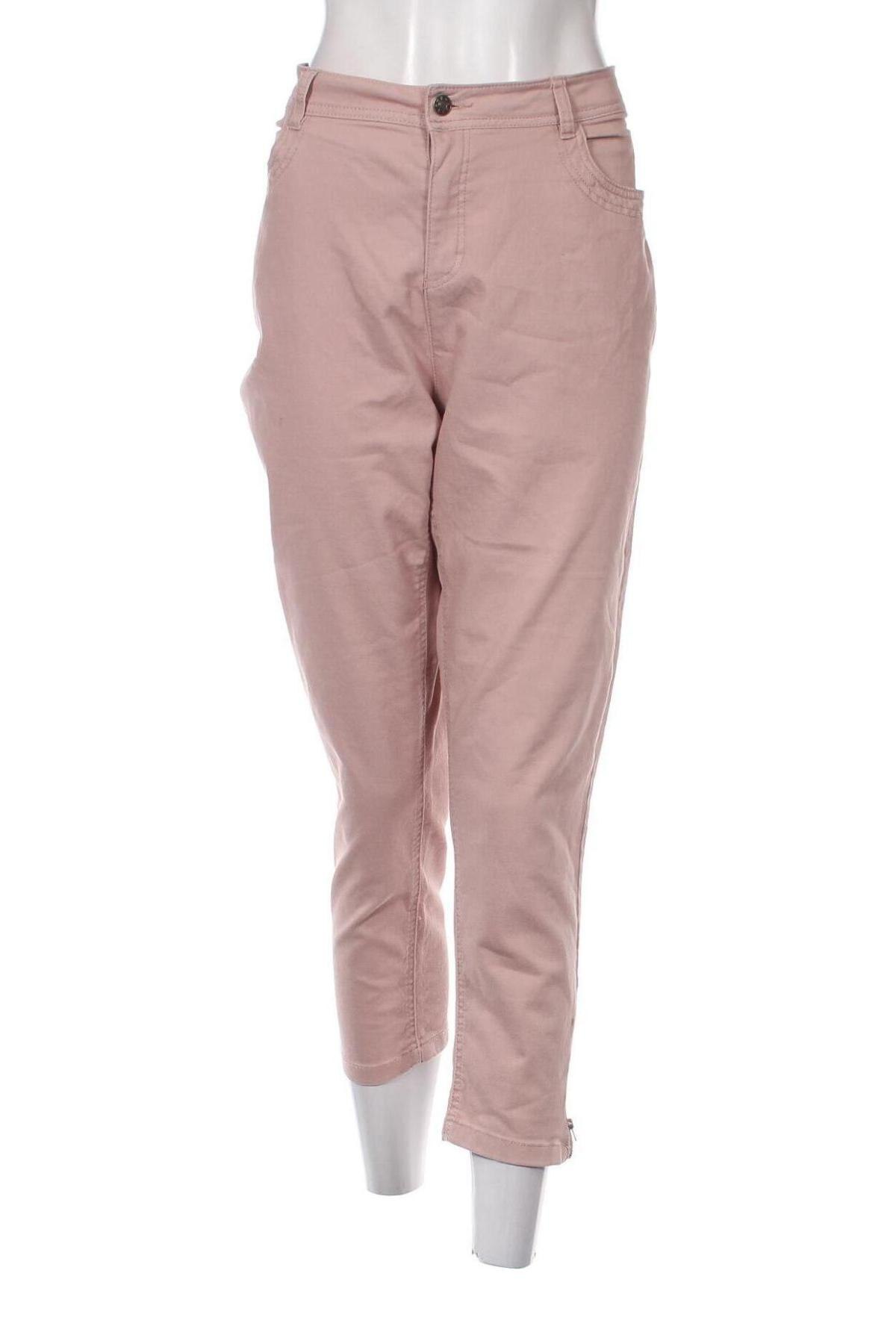 Dámské džíny  Laura Torelli, Velikost XL, Barva Růžová, Cena  685,00 Kč