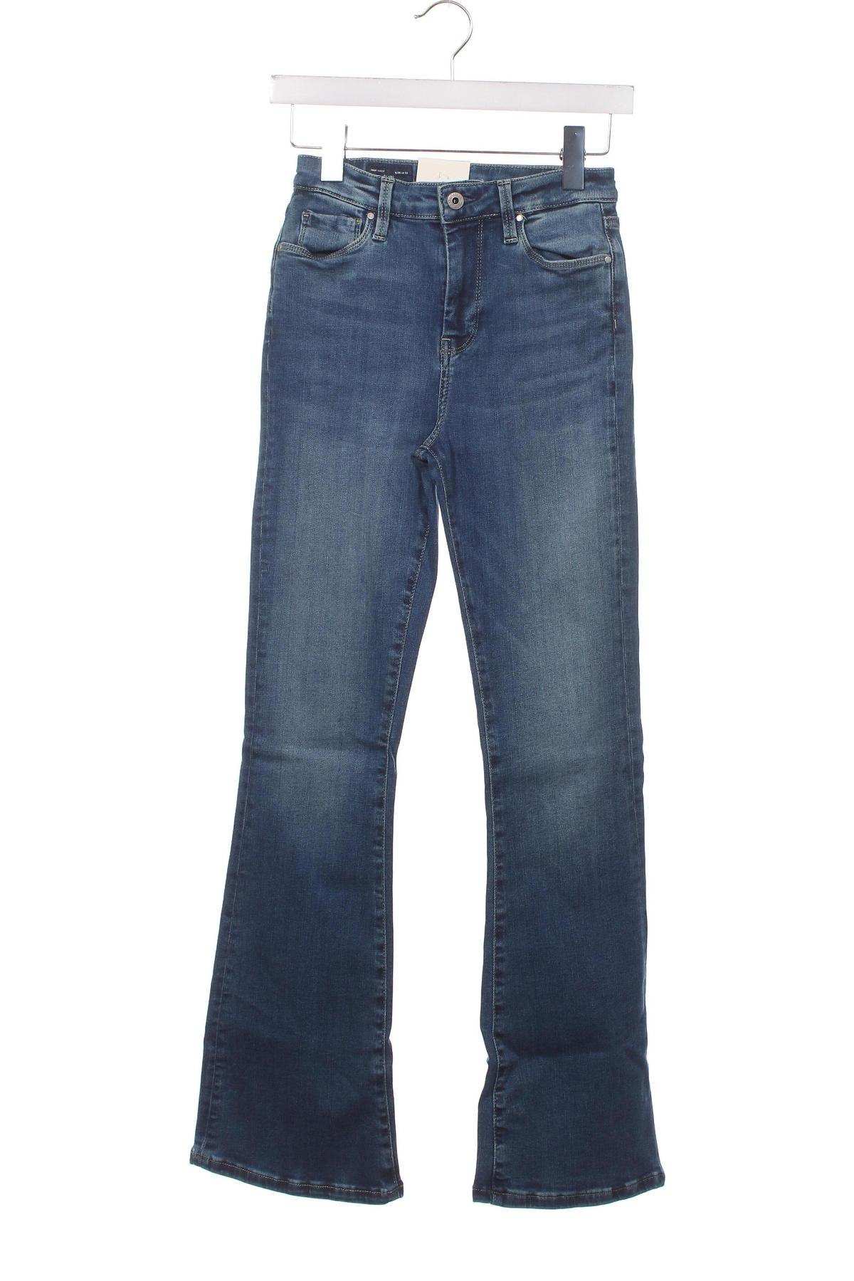 Дамски дънки Pepe Jeans, Размер XS, Цвят Син, Цена 38,64 лв.