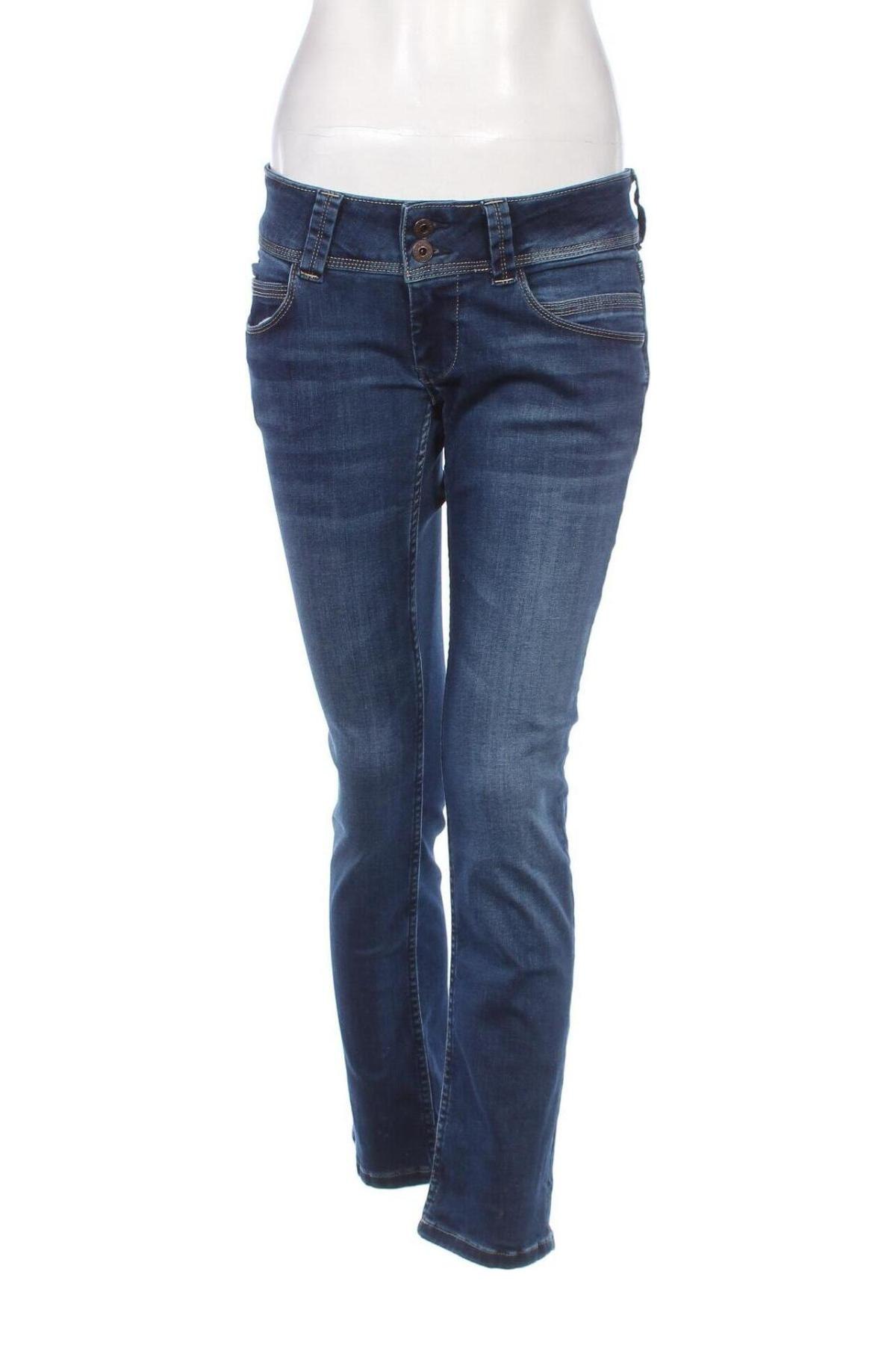 Дамски дънки Pepe Jeans, Размер M, Цвят Син, Цена 82,11 лв.