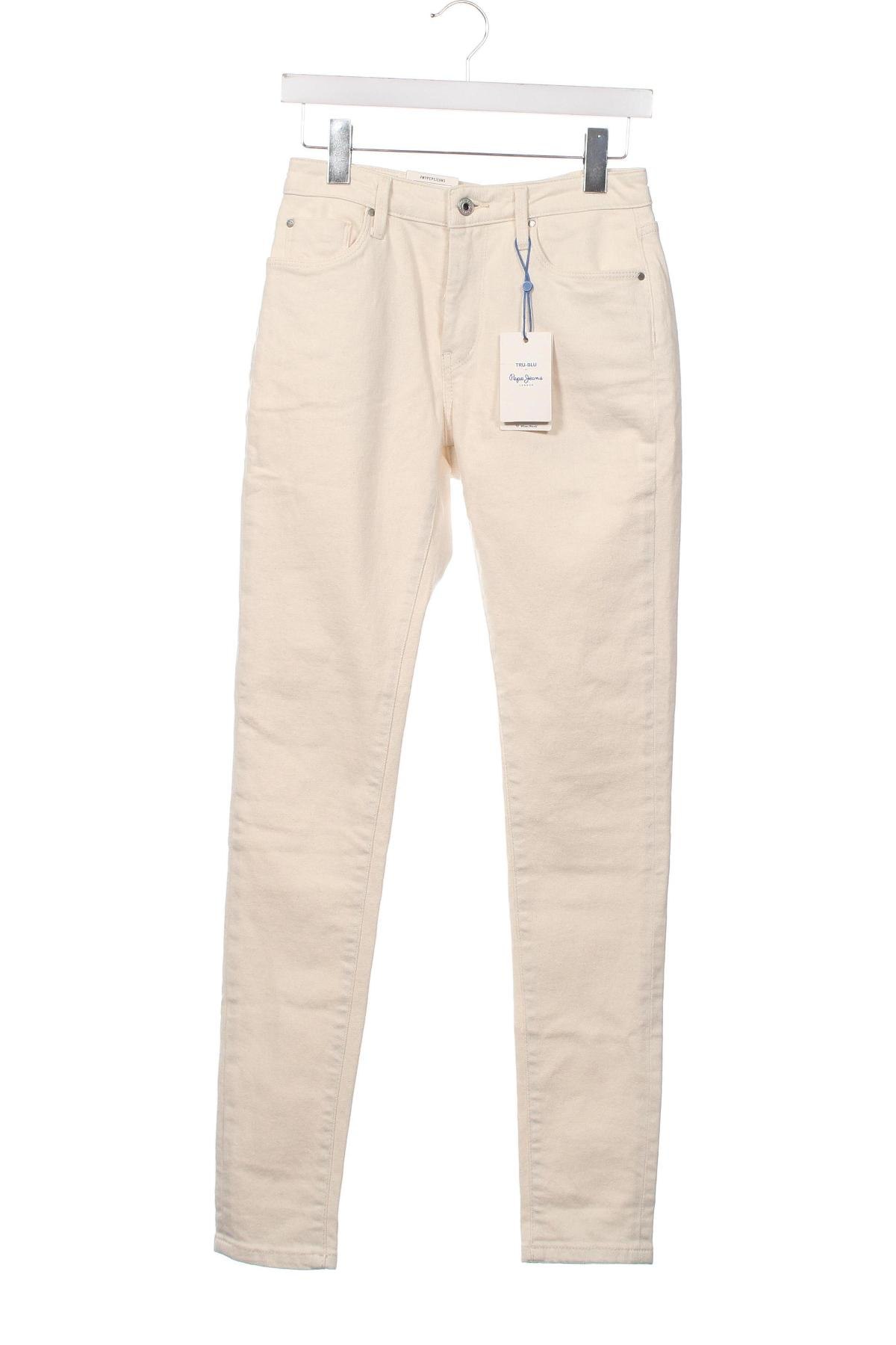 Γυναικείο Τζίν Pepe Jeans, Μέγεθος M, Χρώμα Εκρού, Τιμή 22,41 €
