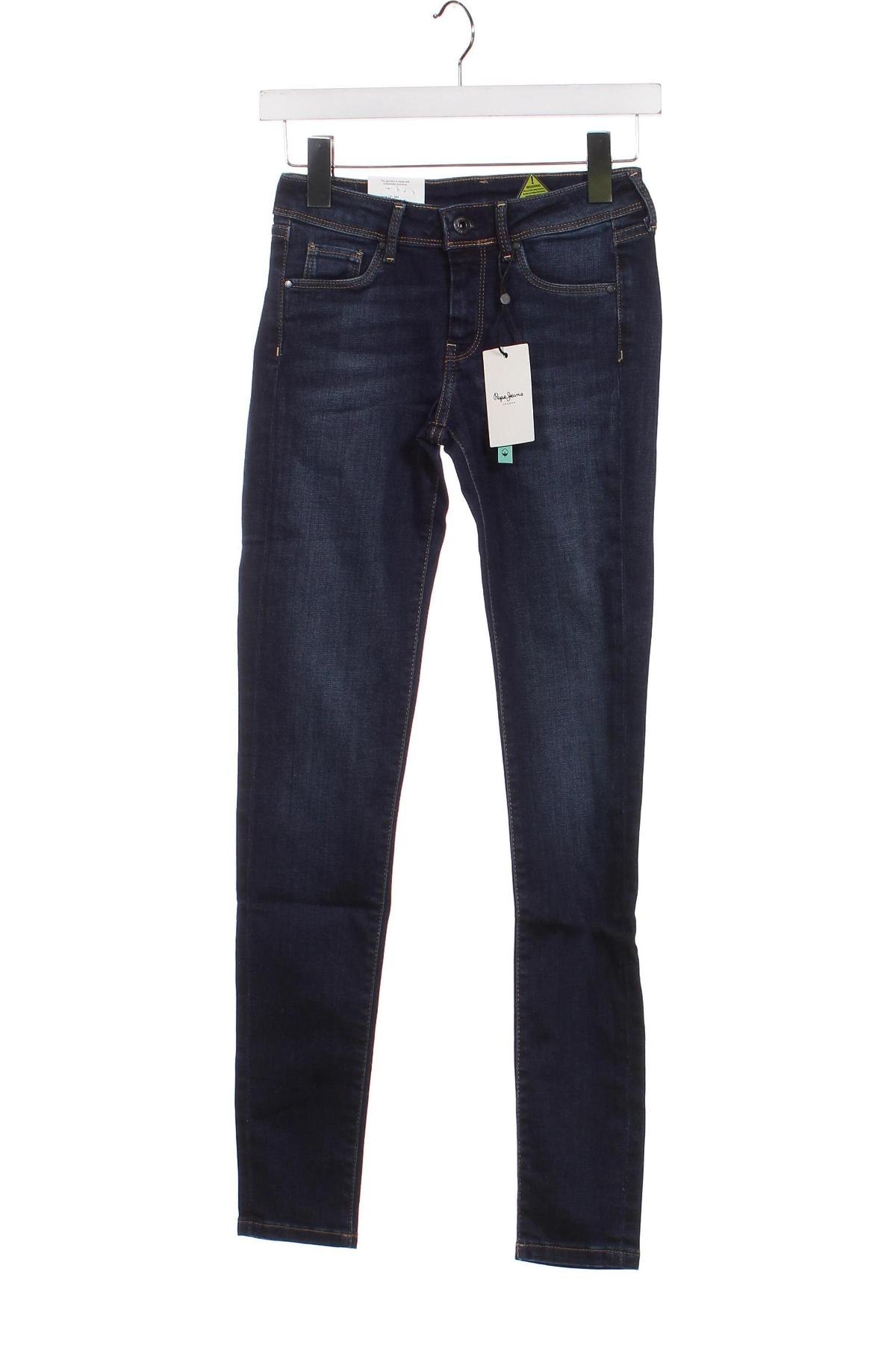 Дамски дънки Pepe Jeans, Размер XS, Цвят Син, Цена 56,35 лв.