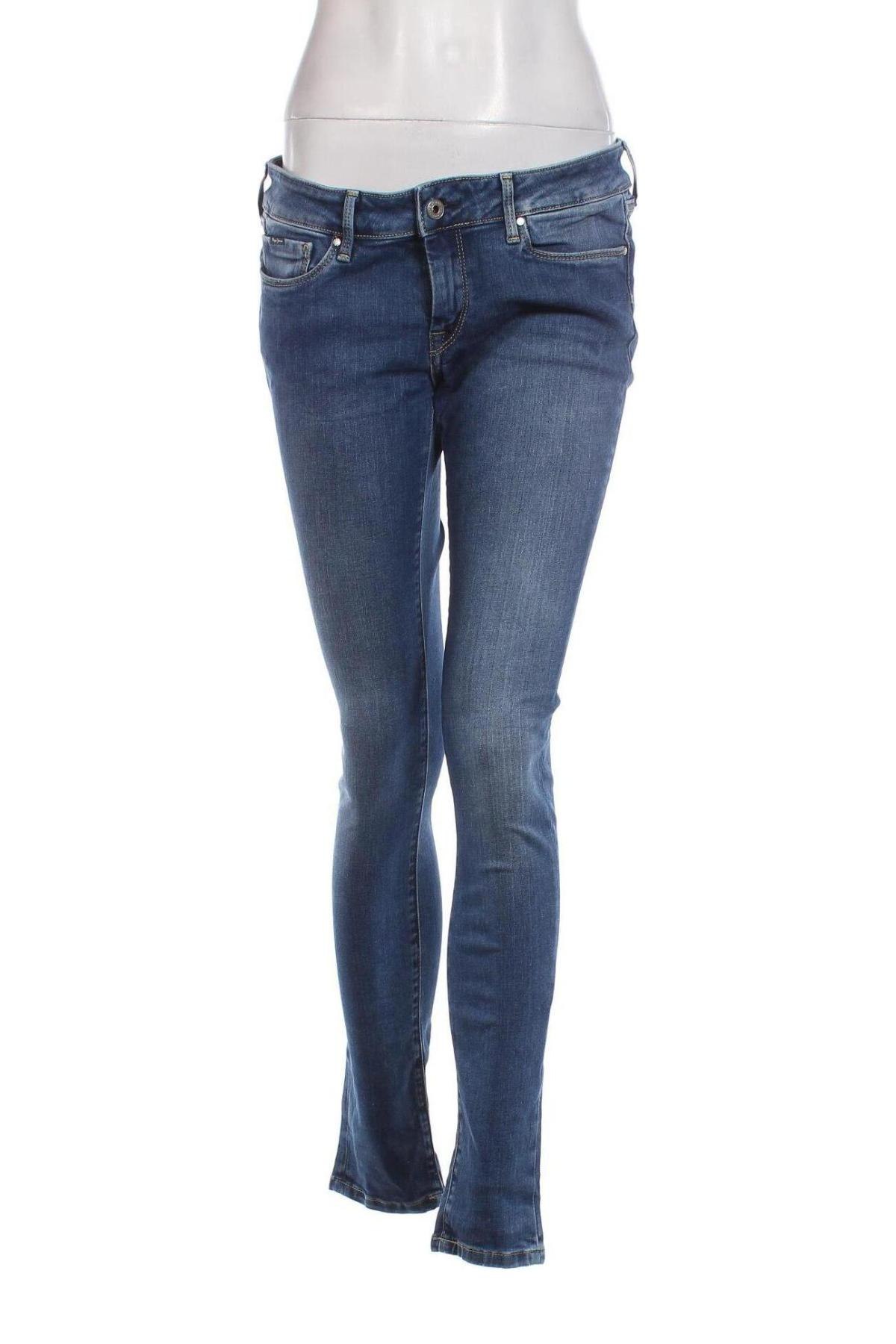 Blugi de femei Pepe Jeans, Mărime L, Culoare Albastru, Preț 57,73 Lei