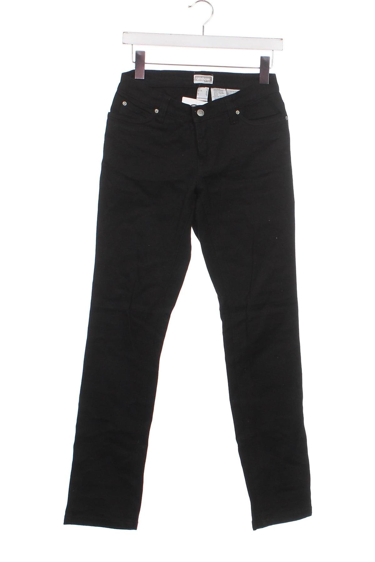 Dámske džínsy  Rainbow Collection, Veľkosť XS, Farba Čierna, Cena  3,74 €