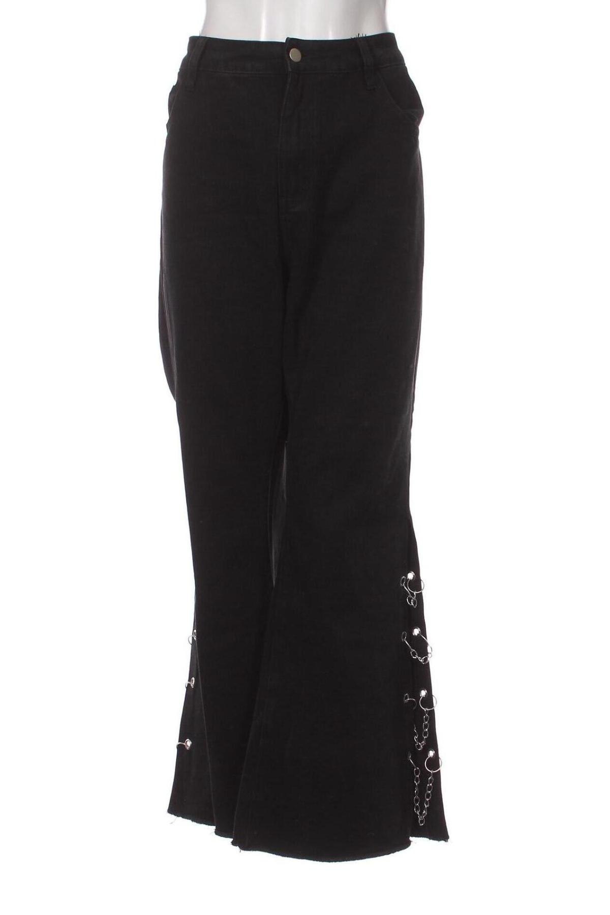 Dámske džínsy  SHEIN, Veľkosť XL, Farba Čierna, Cena  14,83 €