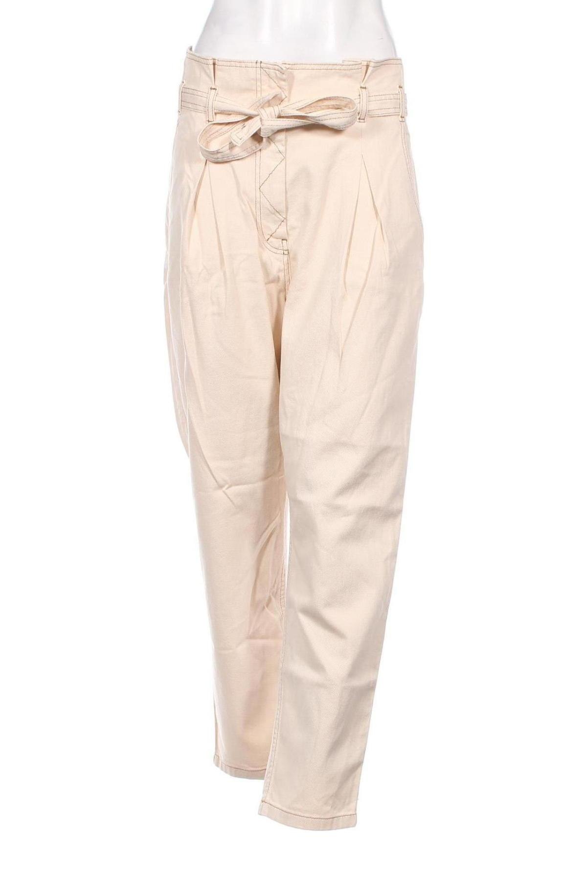Dámske džínsy  Sisley, Veľkosť XL, Farba Béžová, Cena  19,92 €