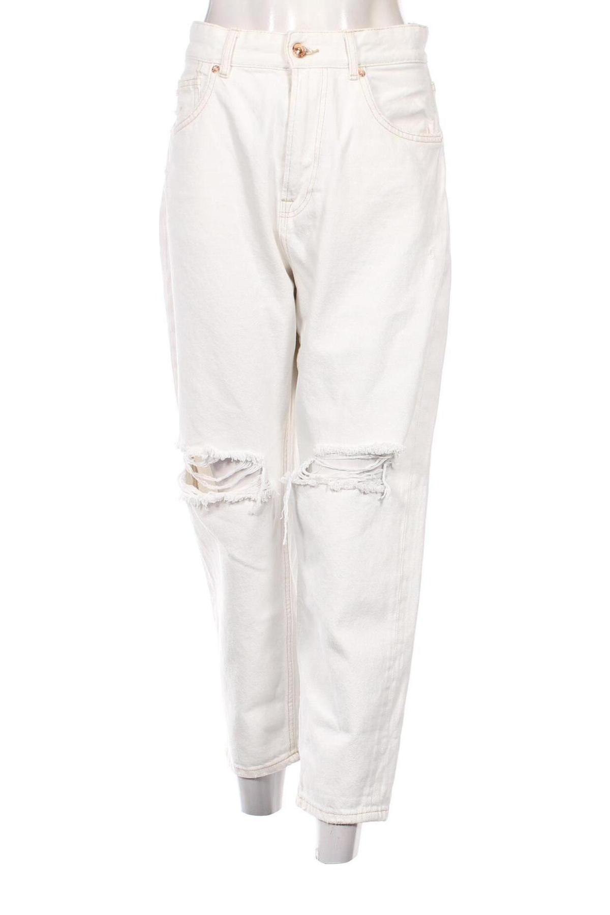 Γυναικείο Τζίν Terranova, Μέγεθος M, Χρώμα Λευκό, Τιμή 17,63 €