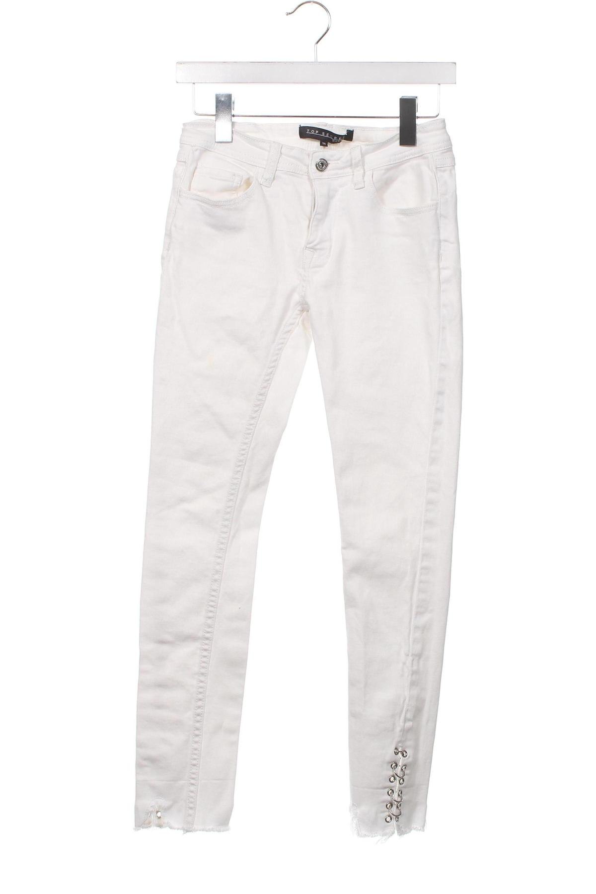 Damen Jeans Top Secret, Größe S, Farbe Weiß, Preis 2,22 €