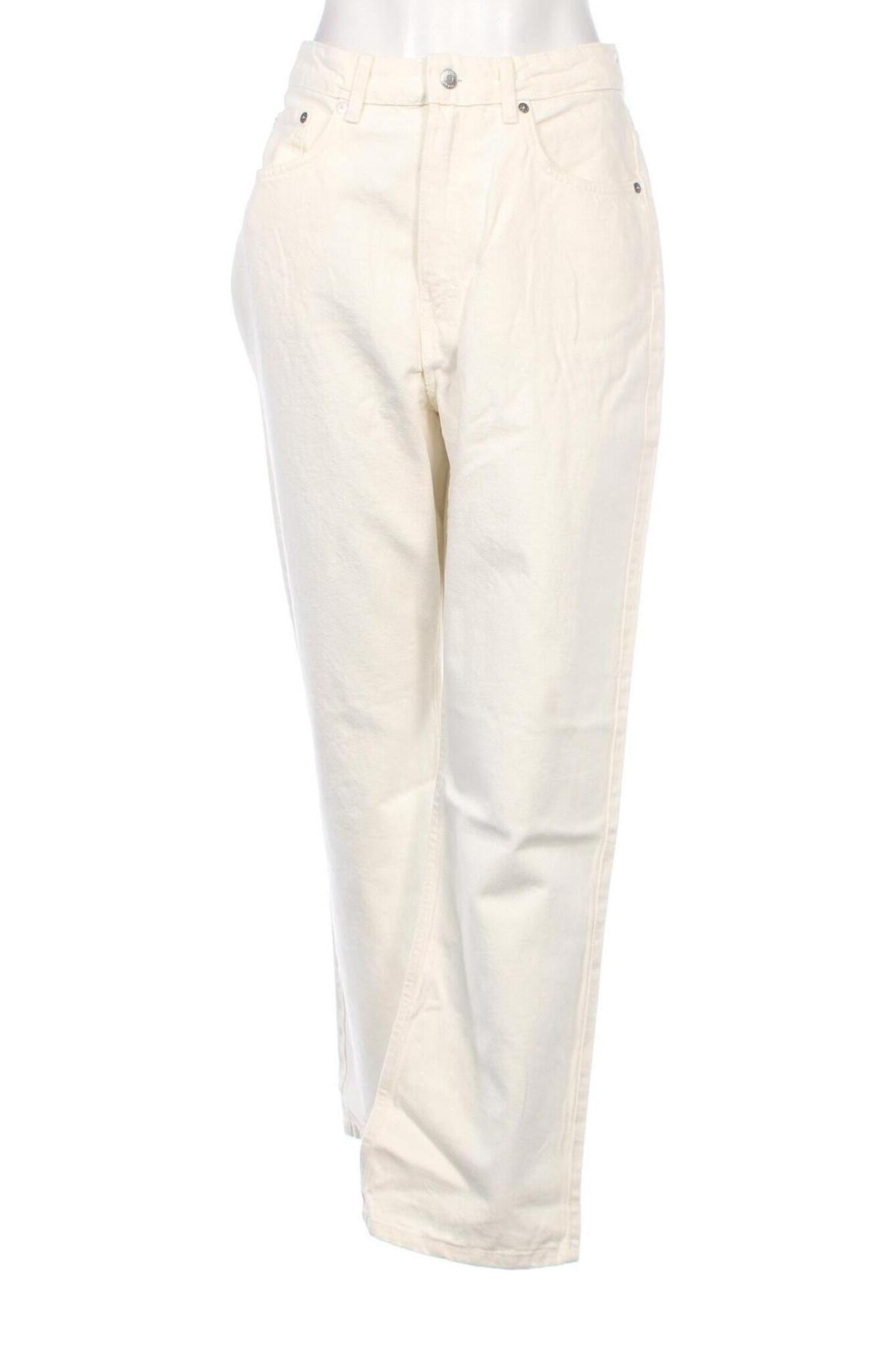 Damen Jeans Weekday, Größe L, Farbe Ecru, Preis € 20,71