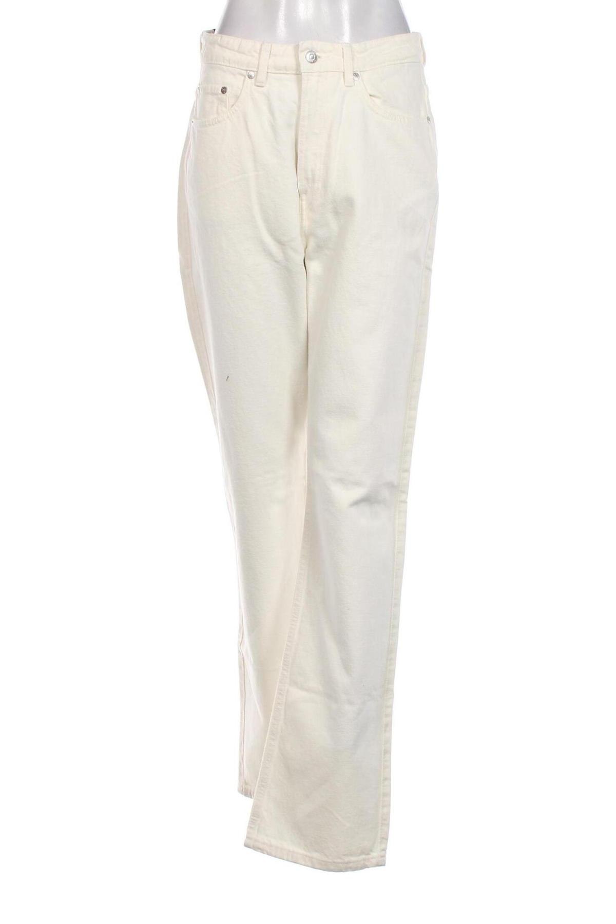 Damen Jeans Weekday, Größe M, Farbe Weiß, Preis 6,76 €