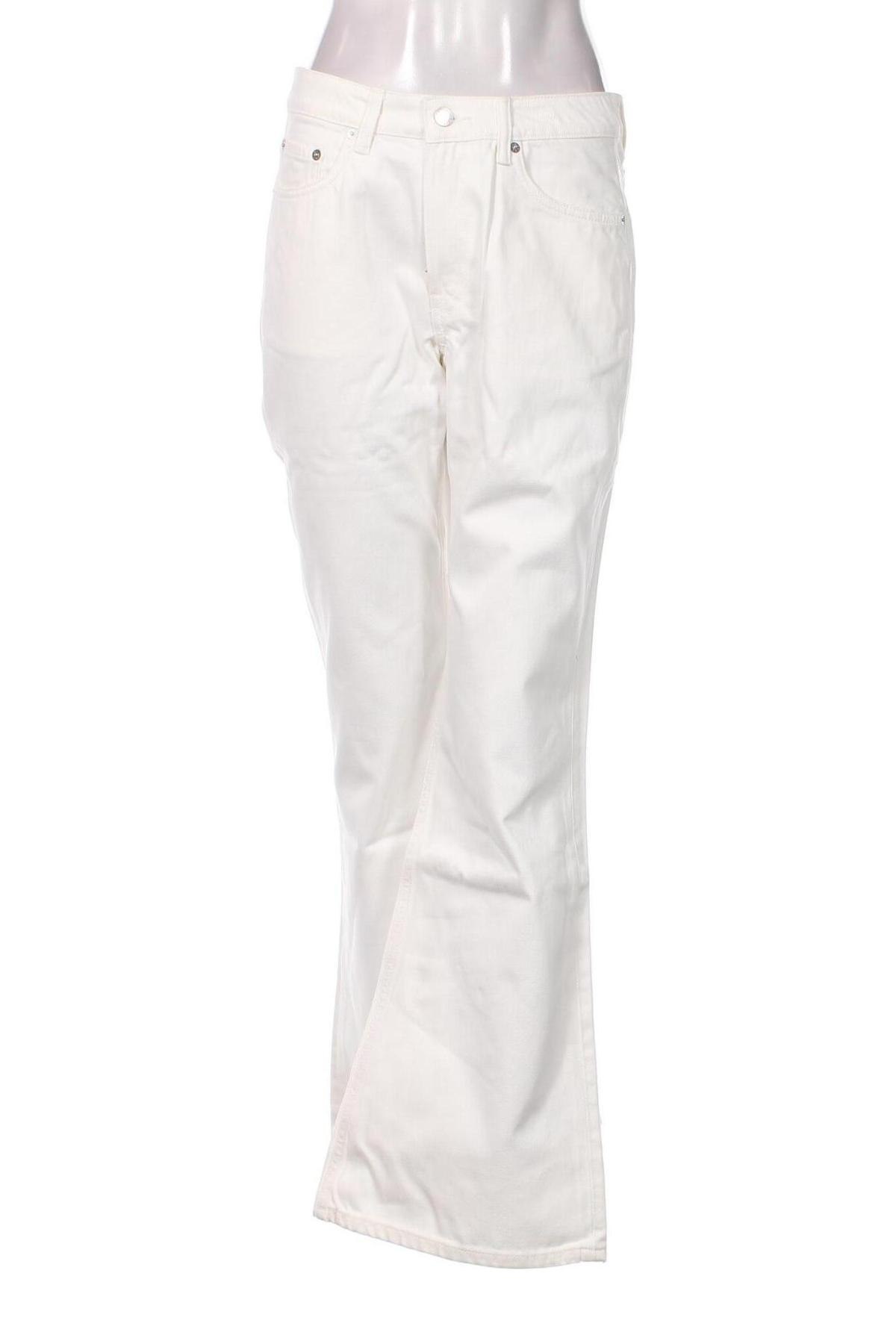 Damen Jeans Weekday, Größe M, Farbe Weiß, Preis 42,27 €