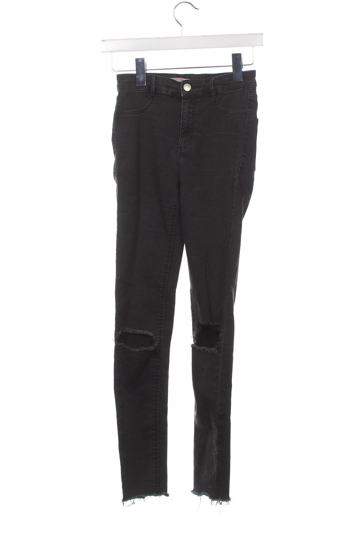 Дамски дънки Zara Trafaluc, Размер XS, Цвят Сив, Цена 13,77 лв.