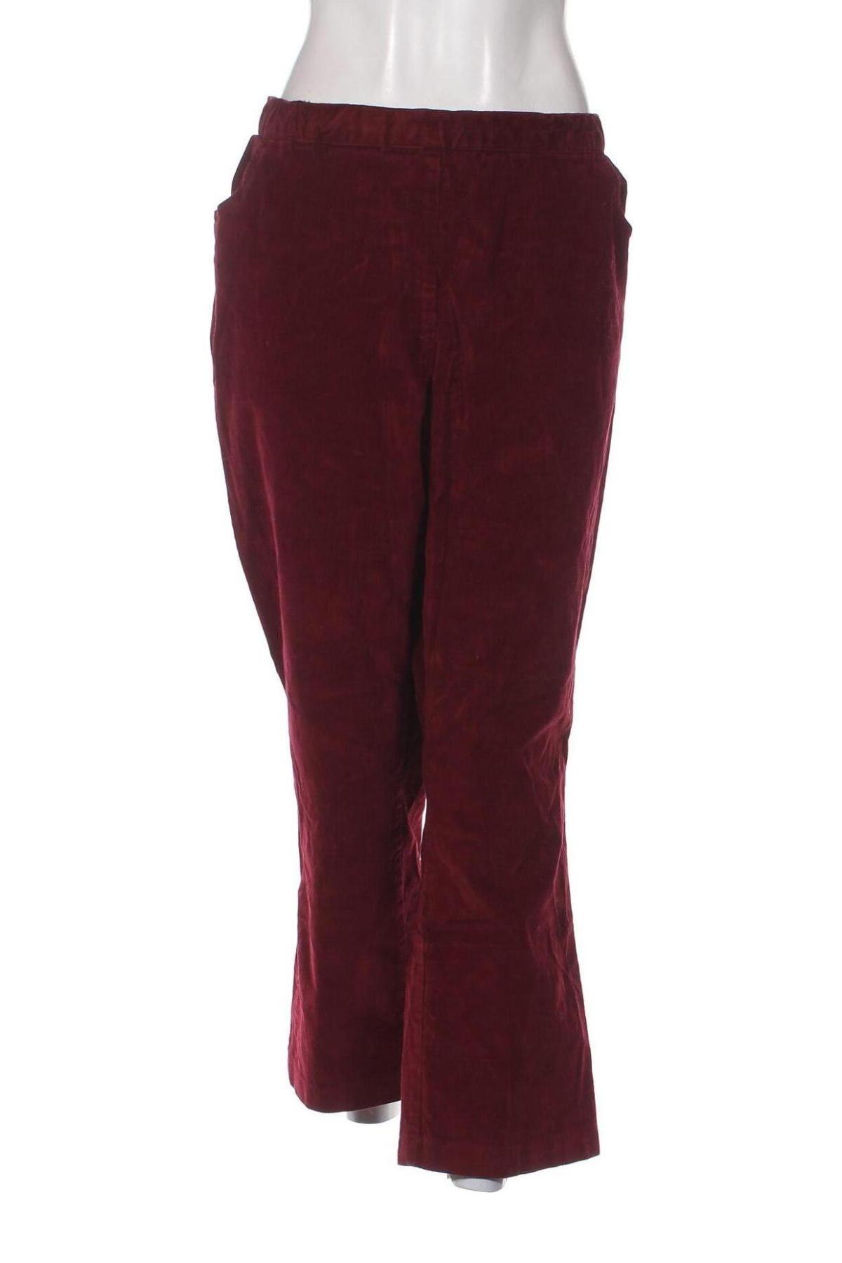 Γυναικείο κοτλέ παντελόνι, Μέγεθος XXL, Χρώμα Βιολετί, Τιμή 5,38 €
