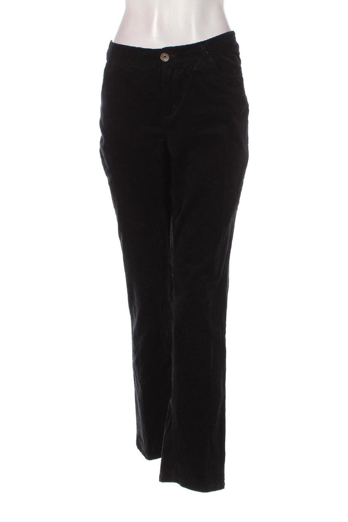 Pantaloni de velvet de femei, Mărime L, Culoare Negru, Preț 14,31 Lei