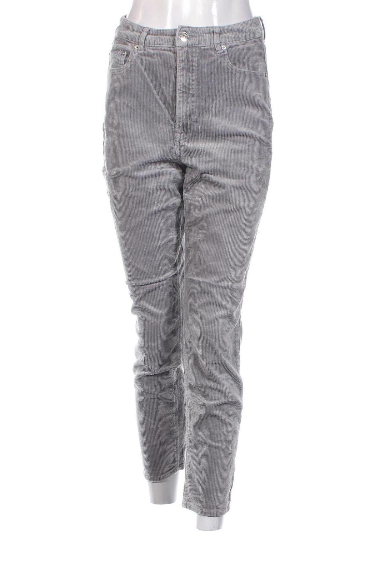 Γυναικείο κοτλέ παντελόνι H&M Divided, Μέγεθος M, Χρώμα Γκρί, Τιμή 2,15 €