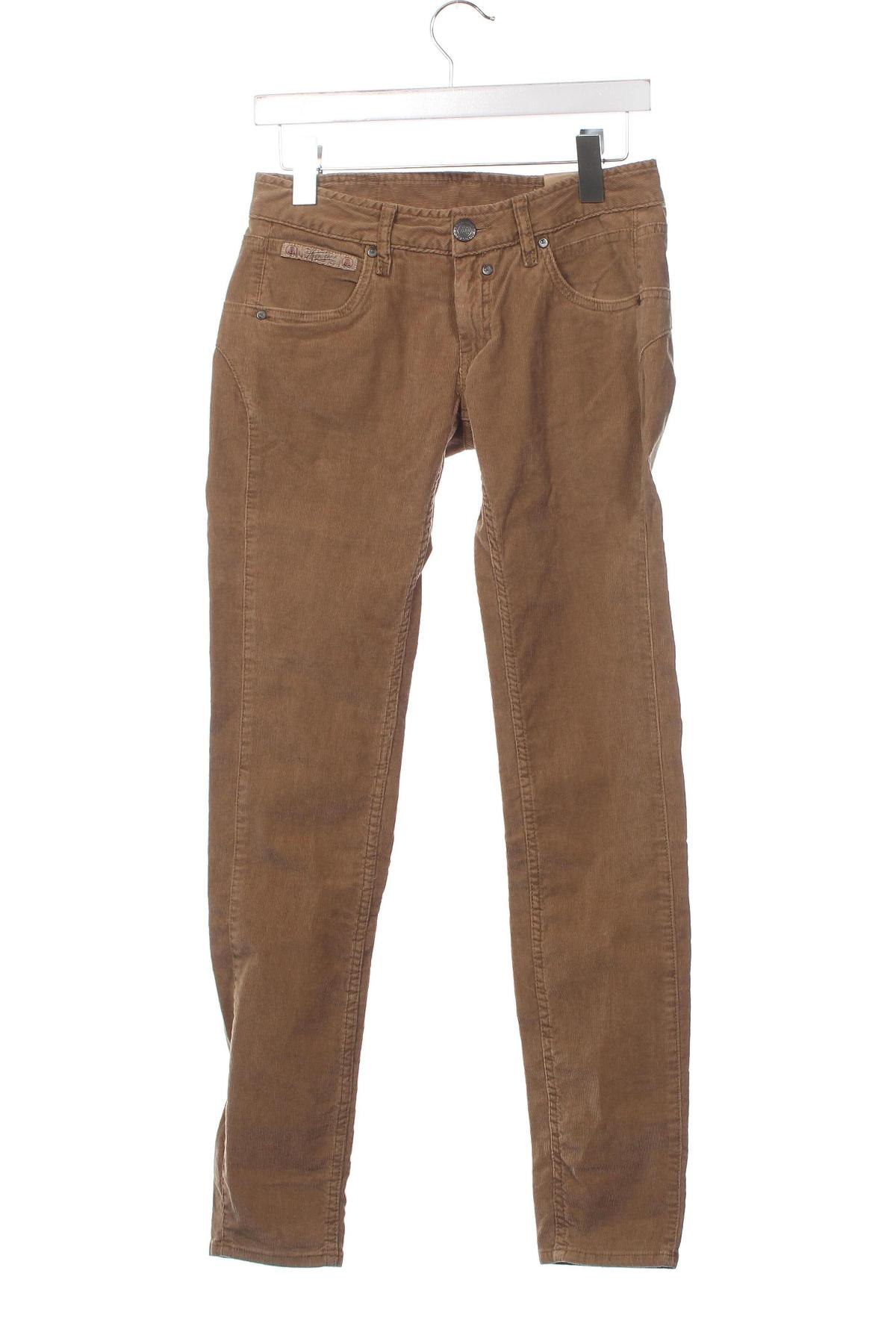 Pantaloni de velvet de femei Herrlicher, Mărime S, Culoare Maro, Preț 72,04 Lei