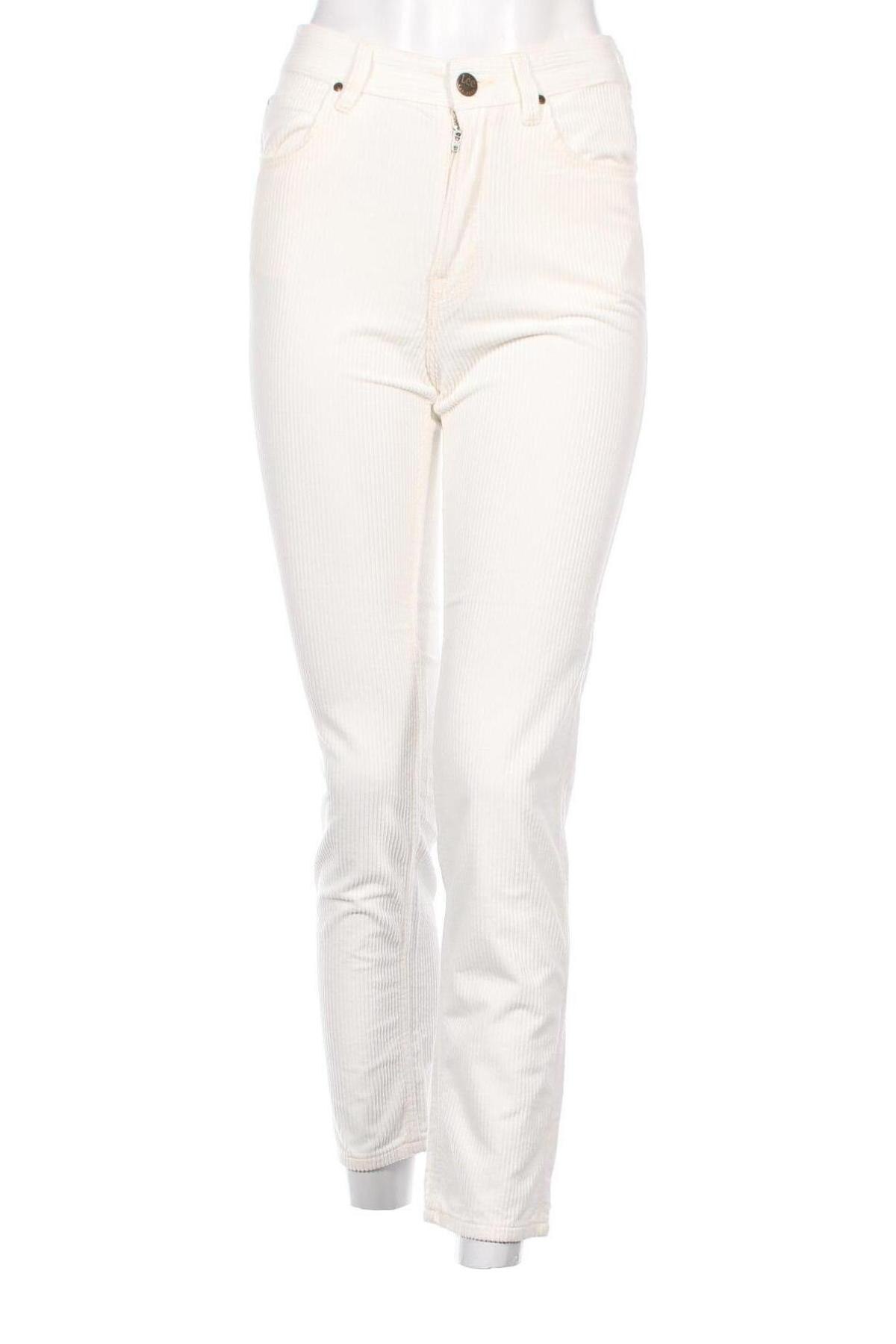 Γυναικείο κοτλέ παντελόνι Lee, Μέγεθος S, Χρώμα Λευκό, Τιμή 38,38 €