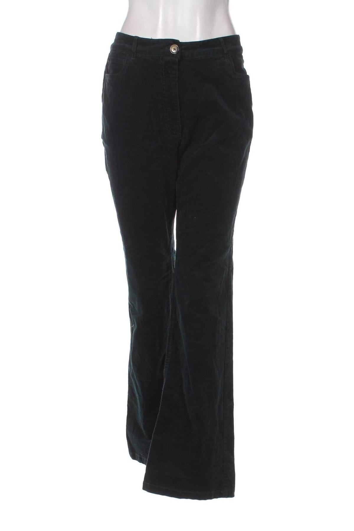 Pantaloni de velvet de femei Mango, Mărime M, Culoare Verde, Preț 232,65 Lei