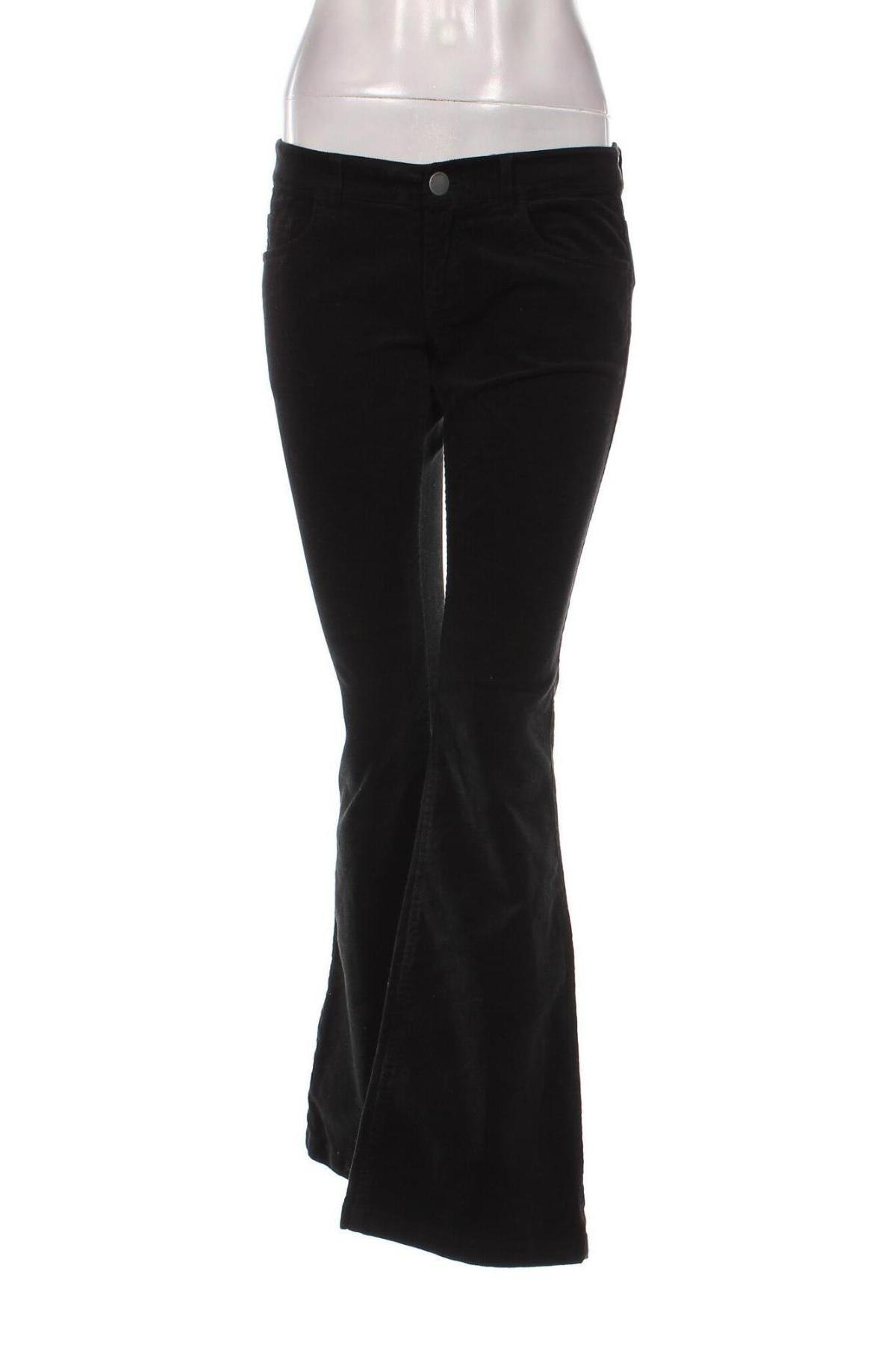 Γυναικείο κοτλέ παντελόνι Q/S by S.Oliver, Μέγεθος S, Χρώμα Μαύρο, Τιμή 5,20 €