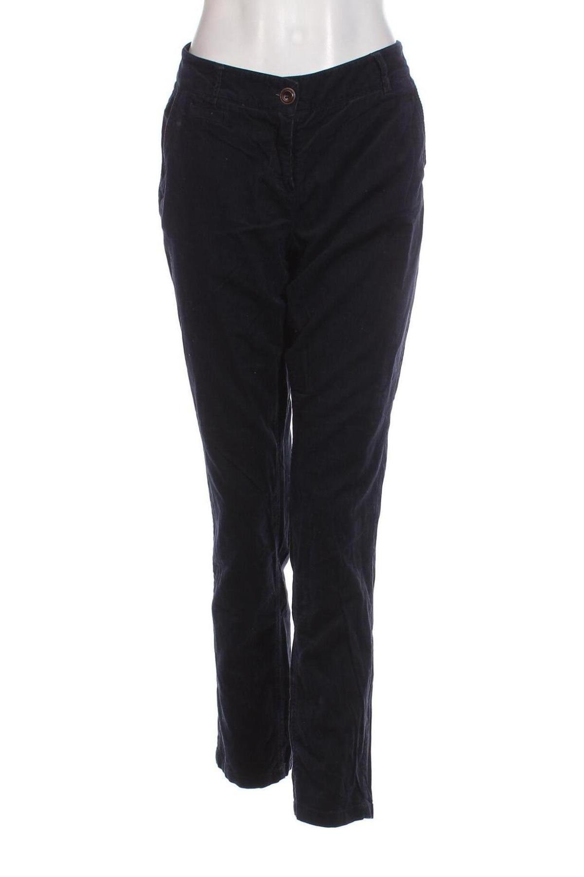 Pantaloni de velvet de femei S.Oliver, Mărime L, Culoare Albastru, Preț 37,99 Lei