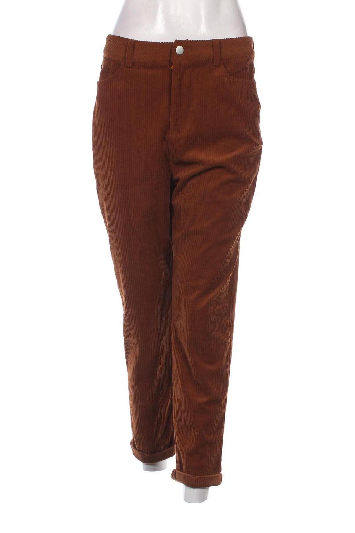 Γυναικείο κοτλέ παντελόνι SHEIN, Μέγεθος M, Χρώμα Πορτοκαλί, Τιμή 17,94 €