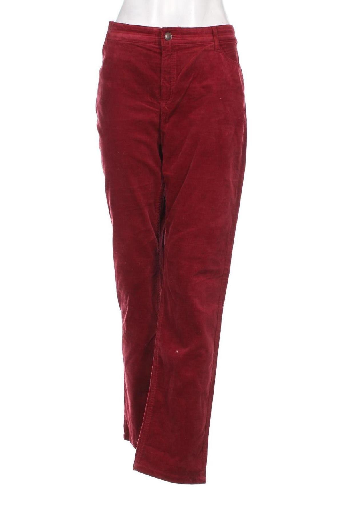 Damen Cordhose Yessica, Größe XL, Farbe Rot, Preis 20,18 €