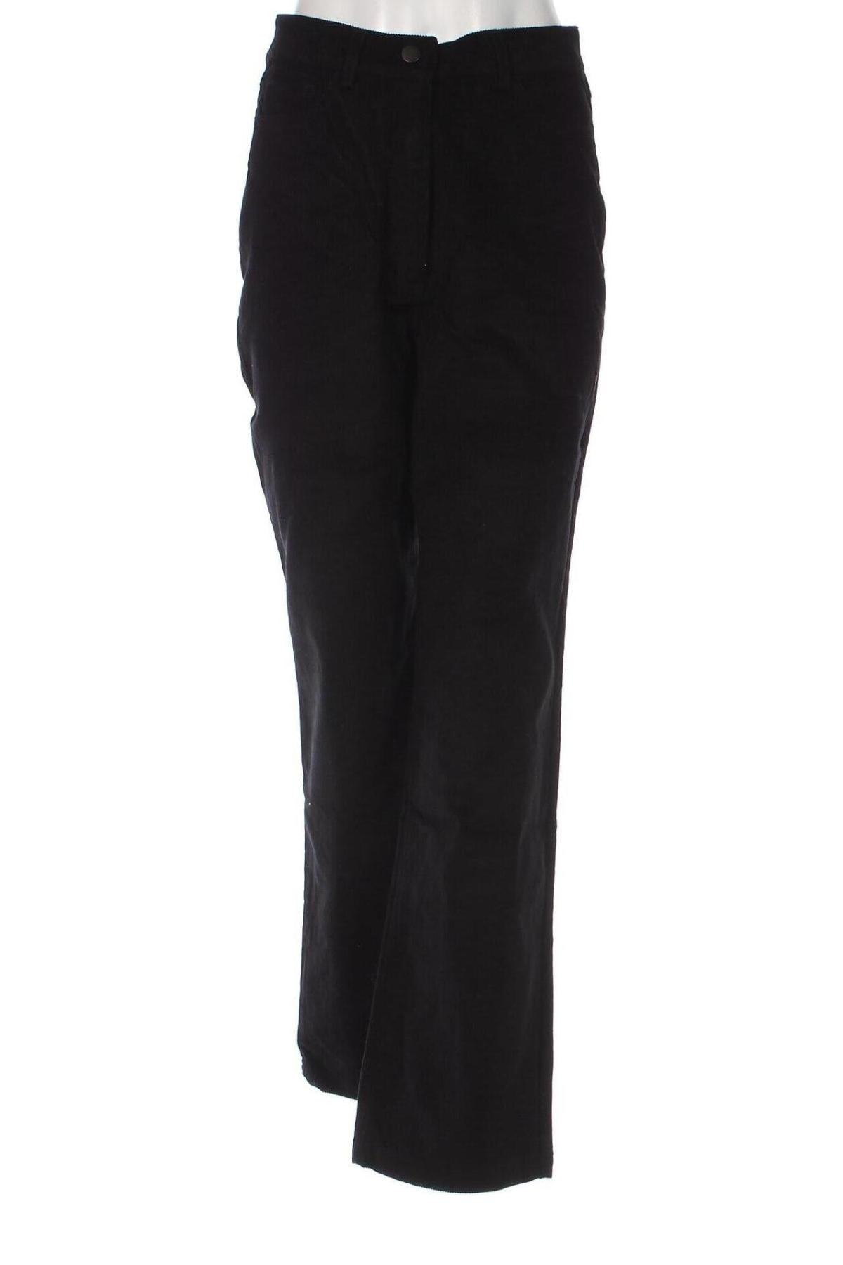 Pantaloni de velvet de femei Zign, Mărime S, Culoare Negru, Preț 97,89 Lei