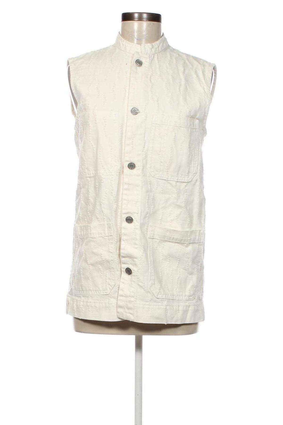 Γυναικείο γιλέκο Zara, Μέγεθος XS, Χρώμα Λευκό, Τιμή 9,65 €