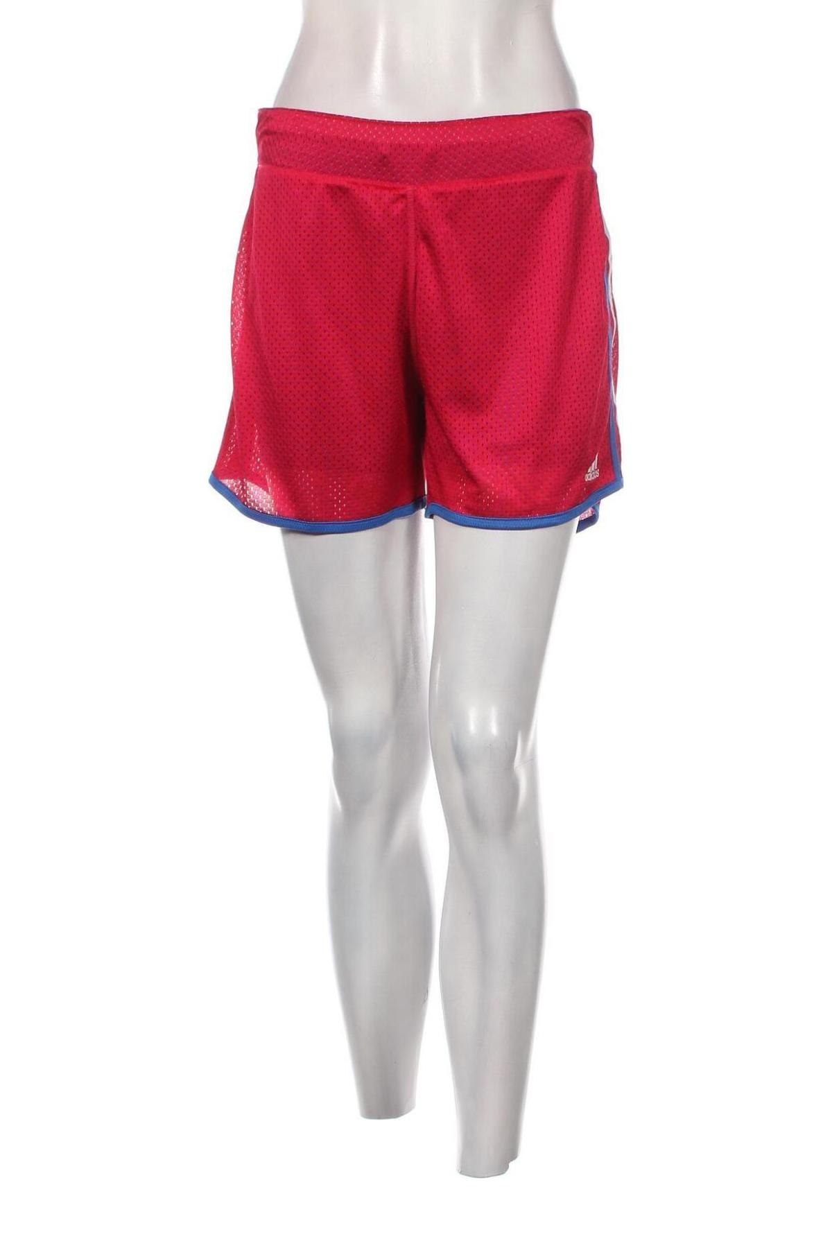 Γυναικείο κοντό παντελόνι Adidas, Μέγεθος S, Χρώμα Κόκκινο, Τιμή 17,94 €