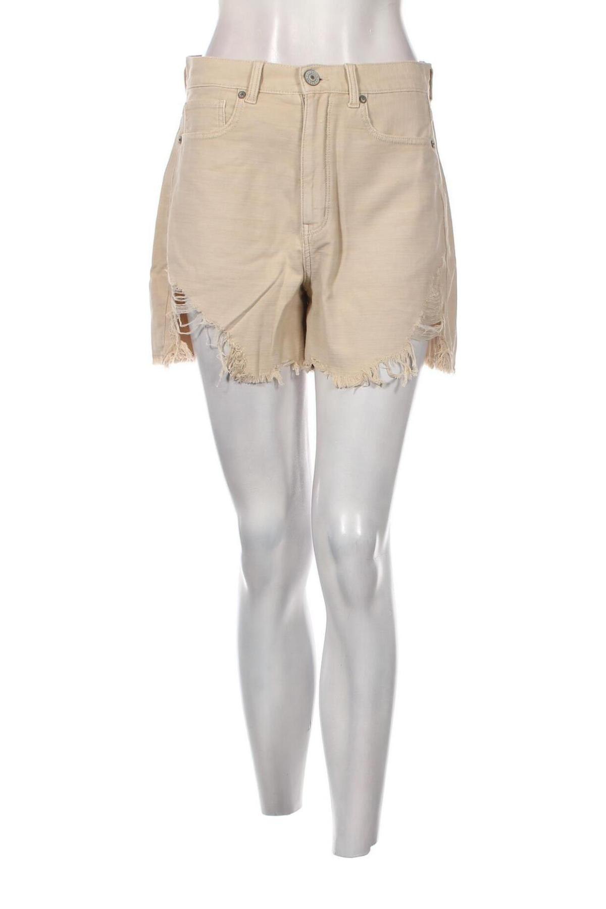 Дамски къс панталон American Eagle, Размер M, Цвят Бежов, Цена 72,00 лв.