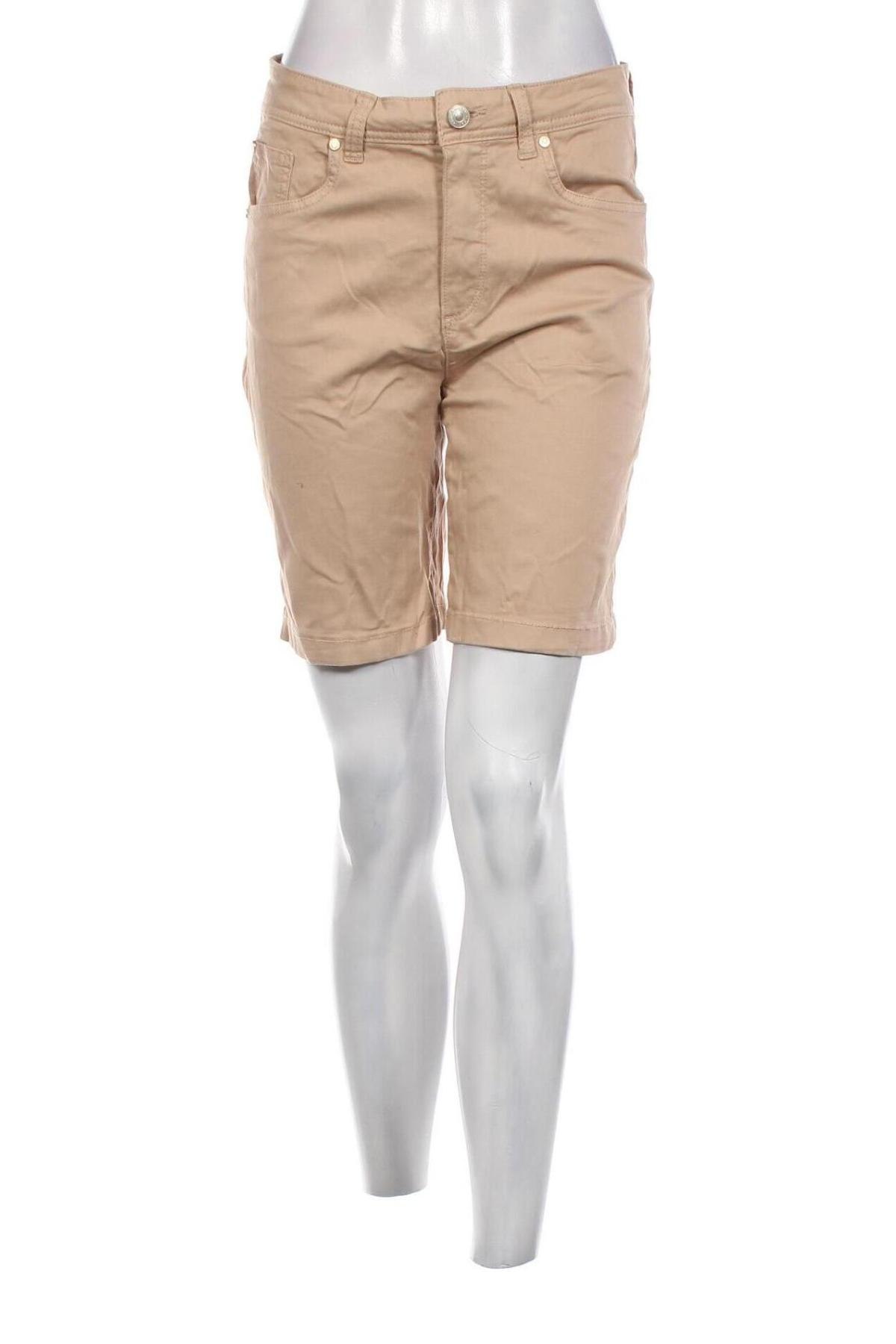 Pantaloni scurți de femei C&A, Mărime M, Culoare Bej, Preț 25,63 Lei