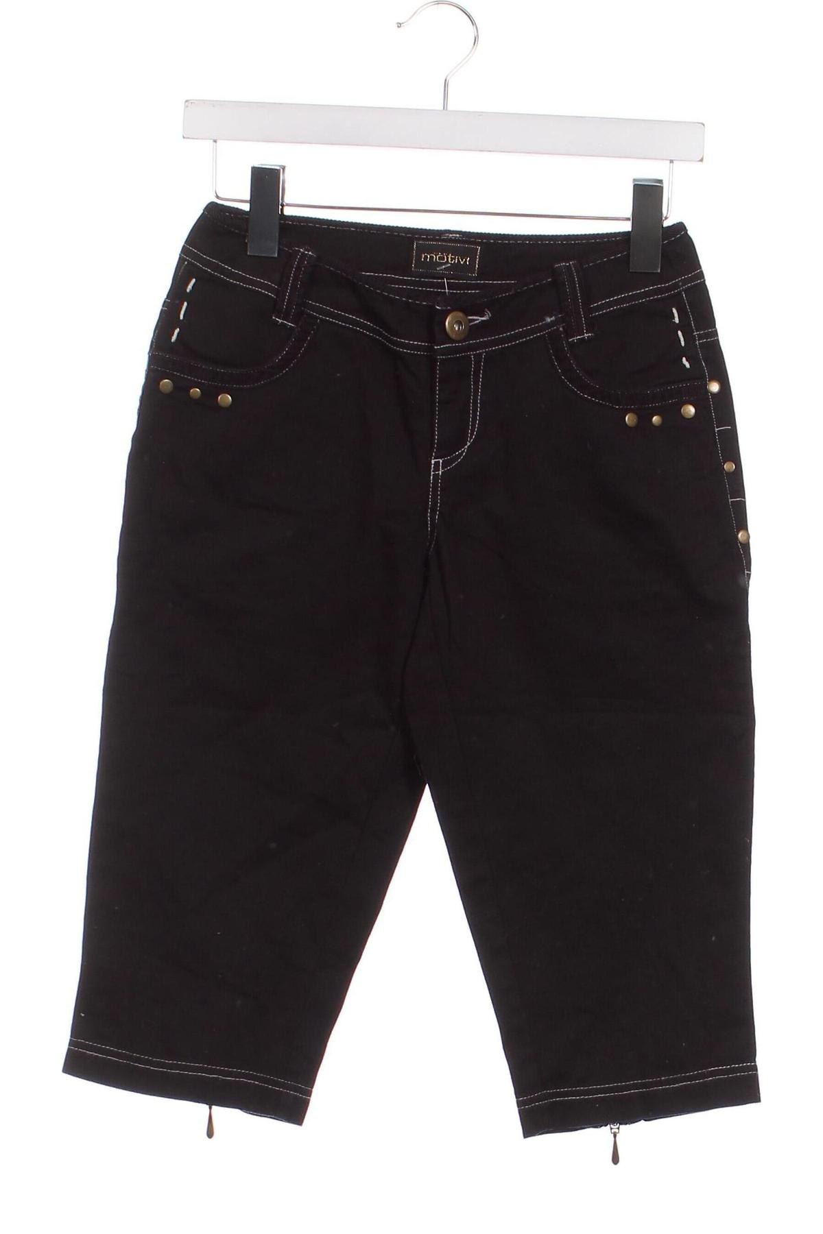 Дамски къс панталон Motivi, Размер XXS, Цвят Черен, Цена 16,80 лв.
