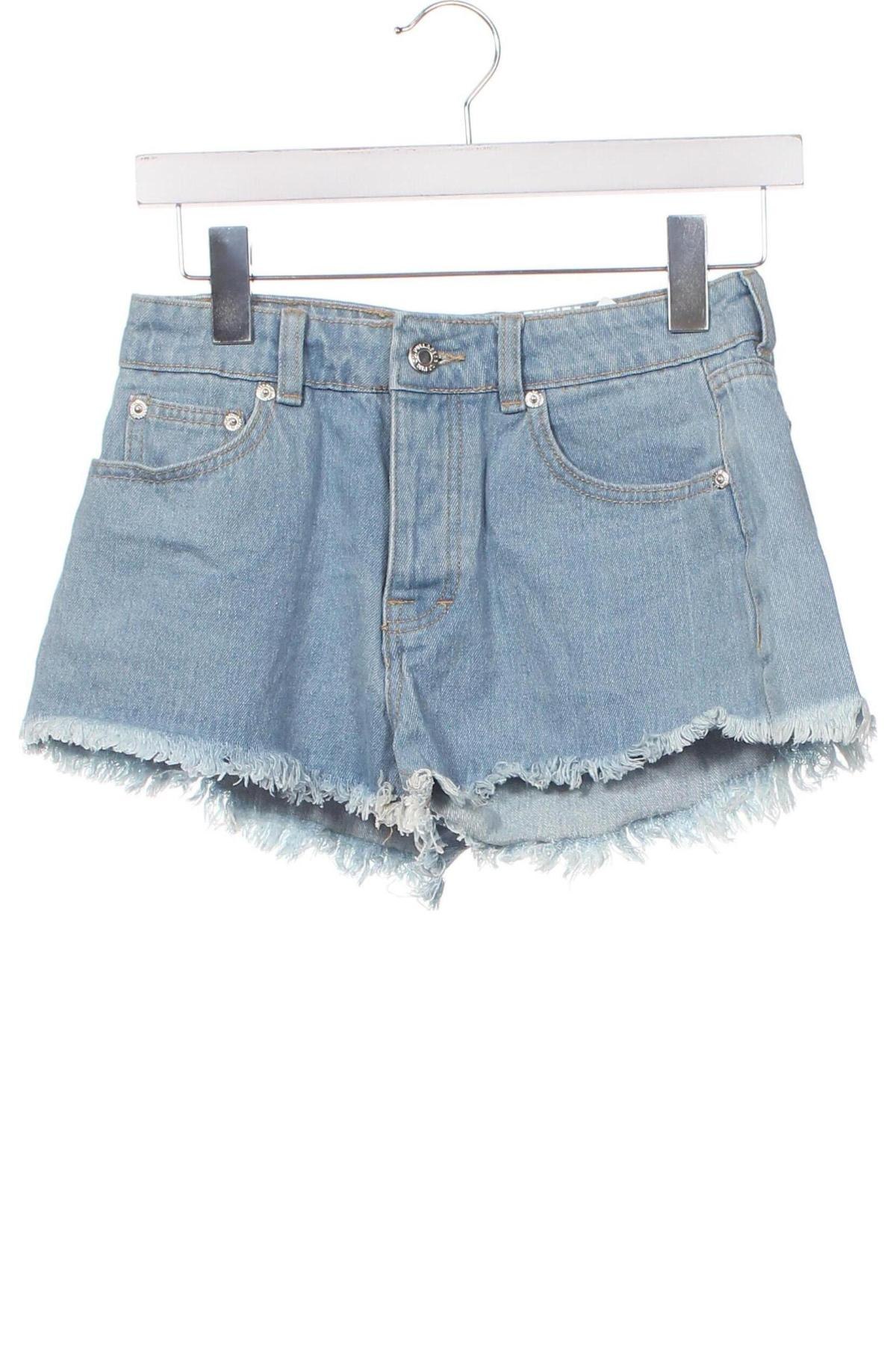 Pantaloni scurți de femei Pull&Bear, Mărime XS, Culoare Albastru, Preț 27,50 Lei