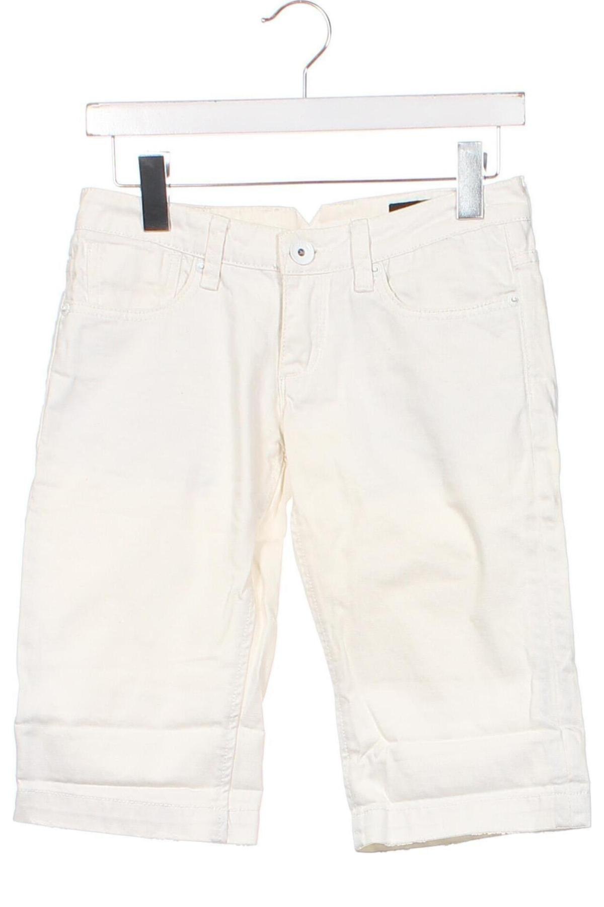 Дамски къс панталон Silvian Heach, Размер XS, Цвят Екрю, Цена 22,14 лв.